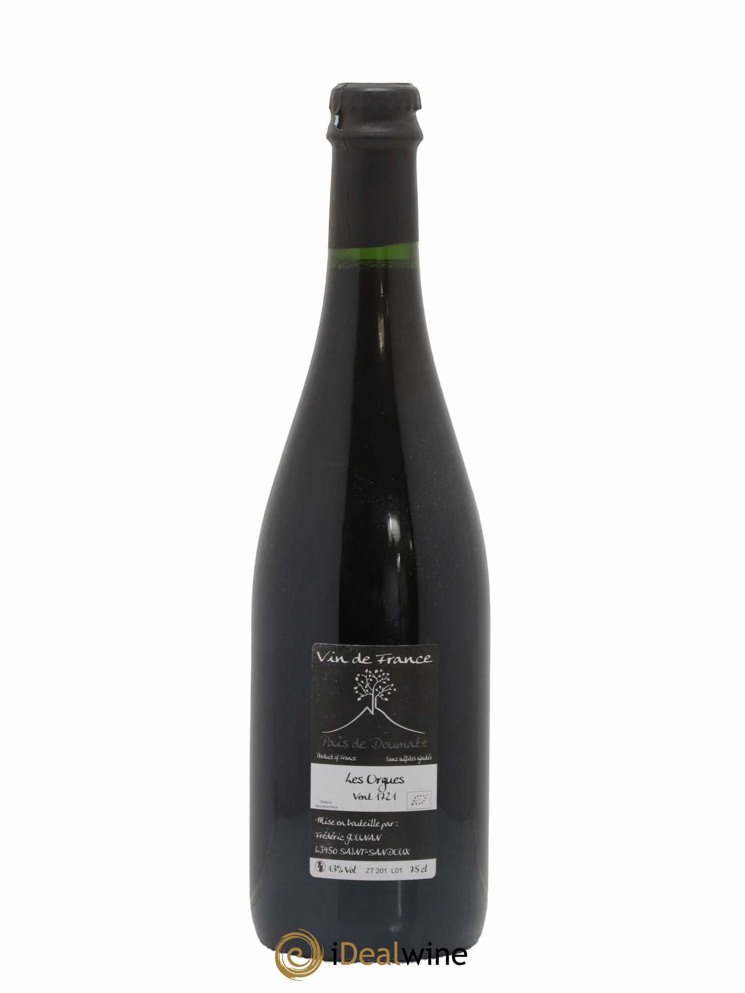 Vin de France Les Orgues Vignoble de l'Arbre Blanc 2017 - Lot de 1 bouteille - 1