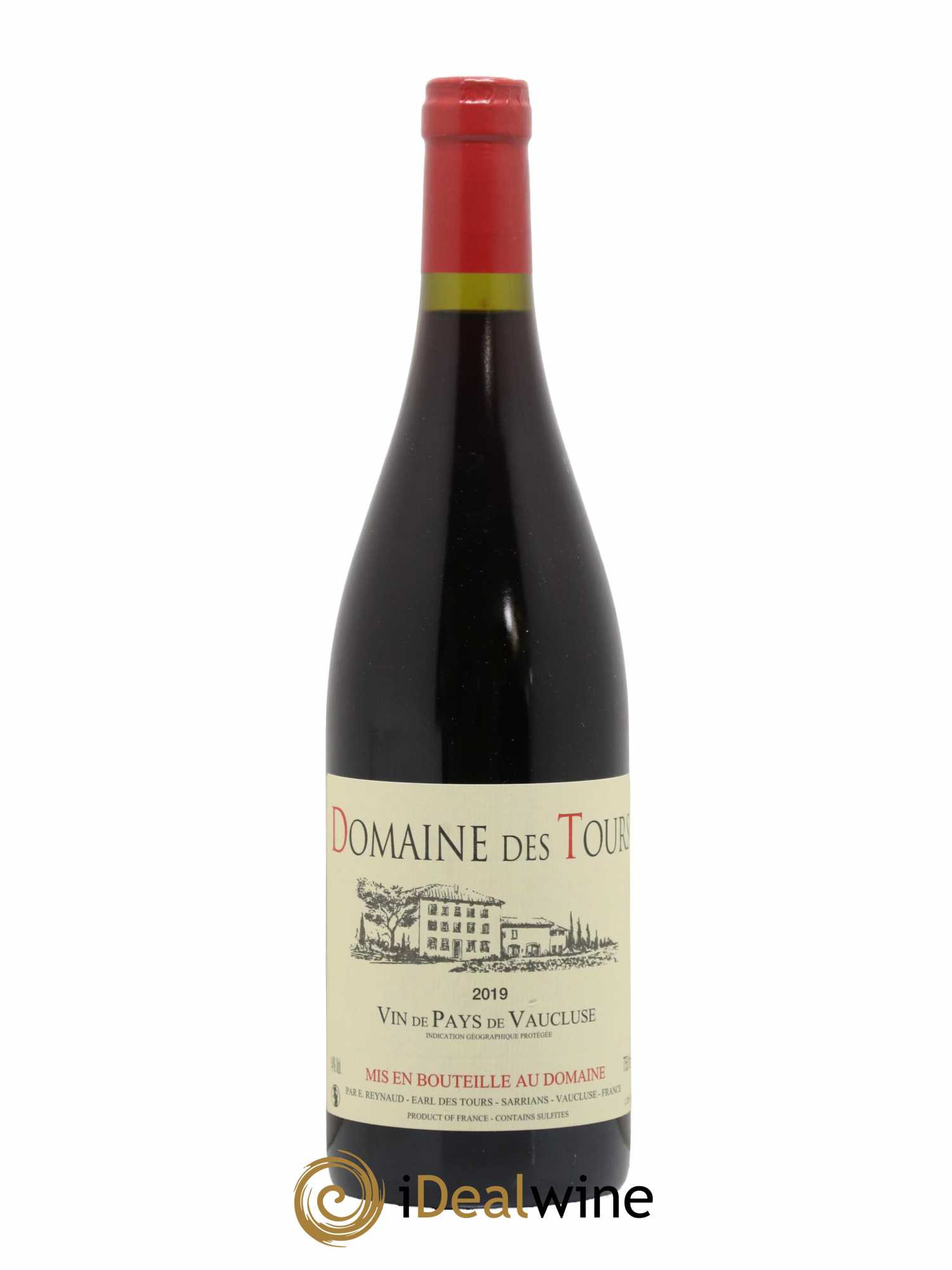 Vaucluse (Vin de Pays de Vaucluse) Domaine des Tours Emmanuel Reynaud 2019 - Lot de 1 bouteille - 0