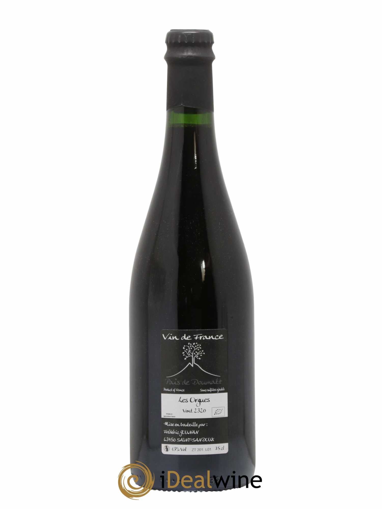 Vin de France Les Orgues Vignoble de l'Arbre Blanc 2020 - Lot de 1 bouteille - 1