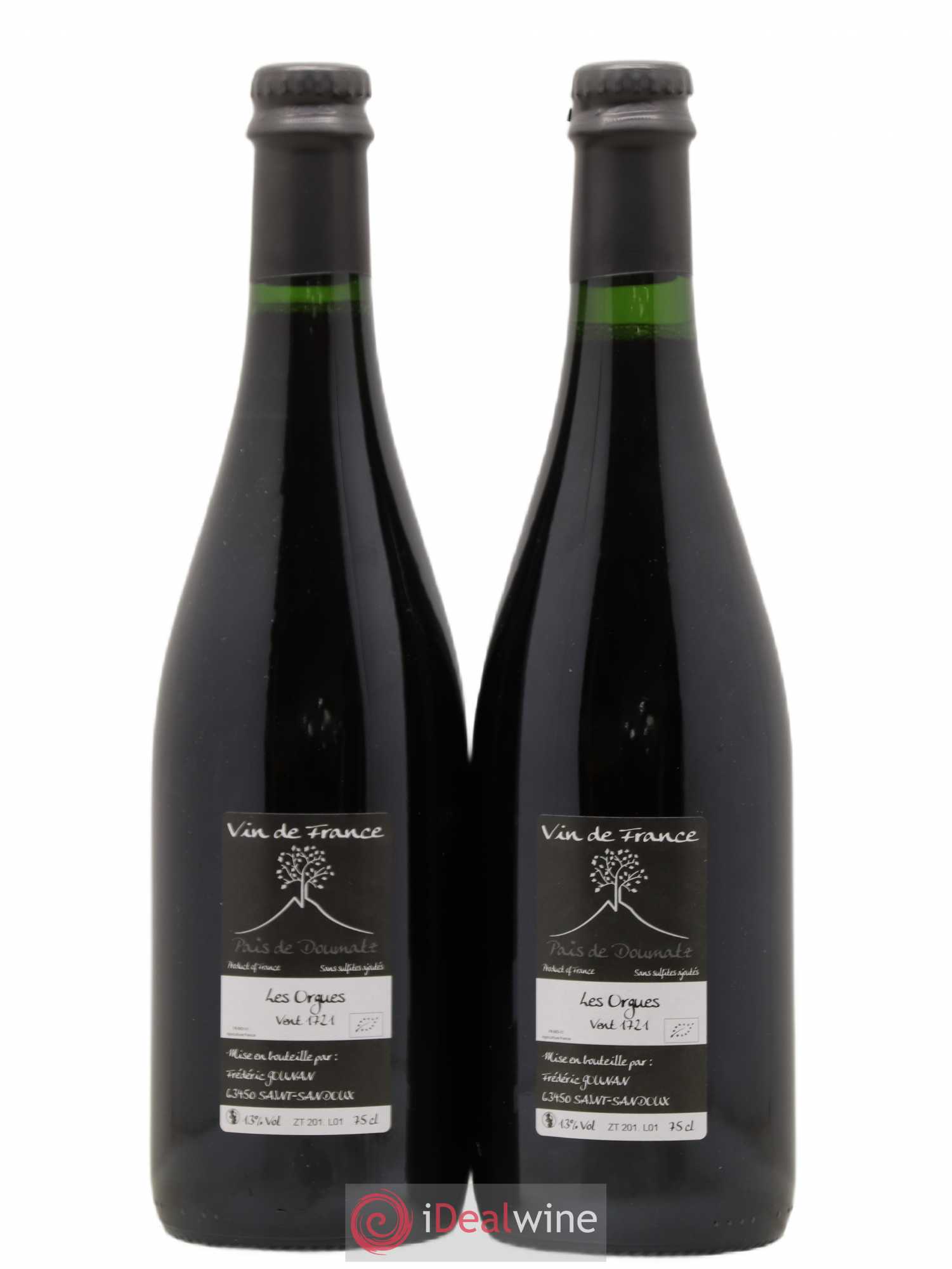 Vin de France Les Orgues Vignoble de l'Arbre Blanc 2017 - Lot de 2 bouteilles - 1