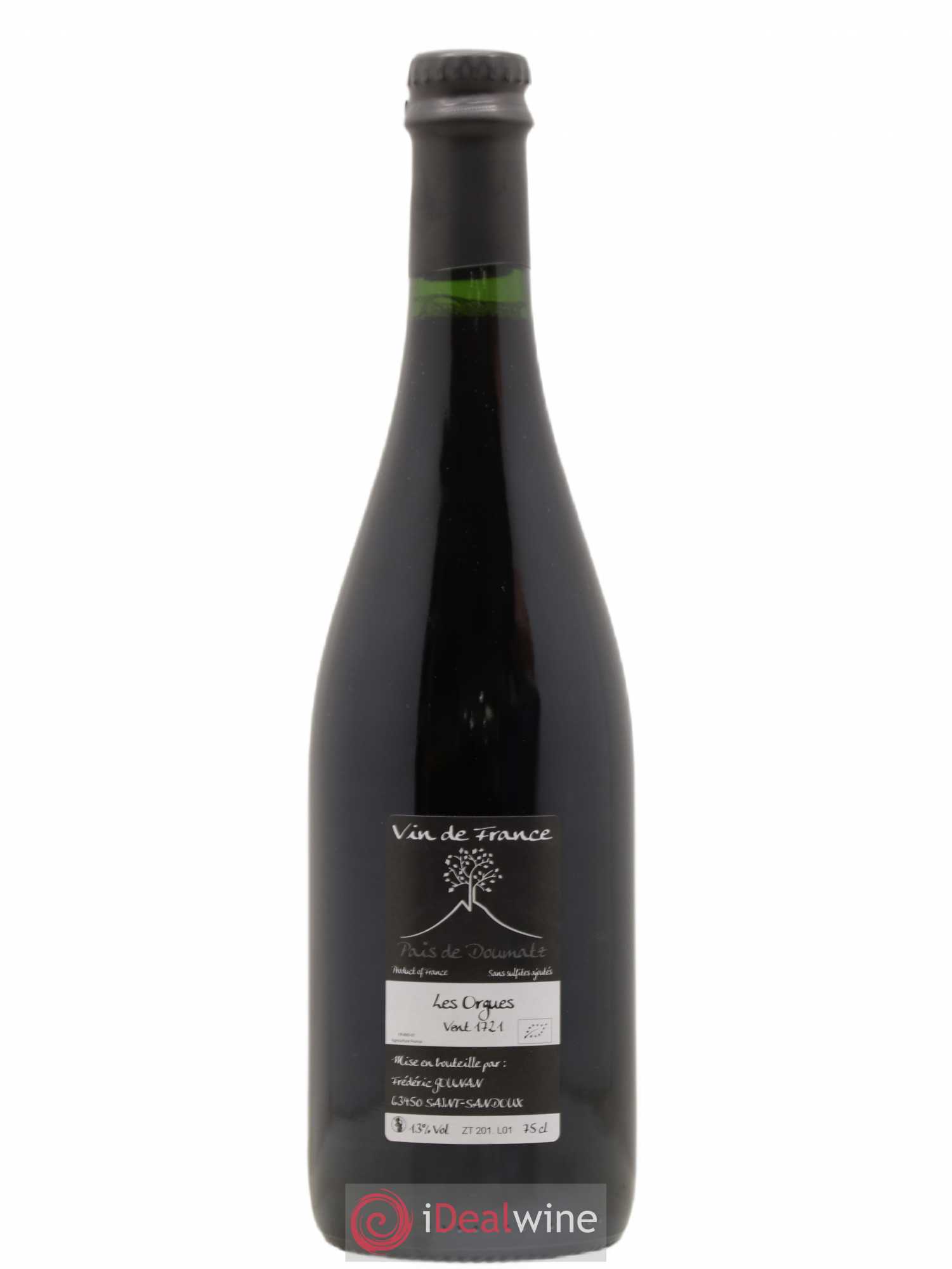 Vin de France Les Orgues Vignoble de l'Arbre Blanc 2017 - Lot de 1 bouteille - 1