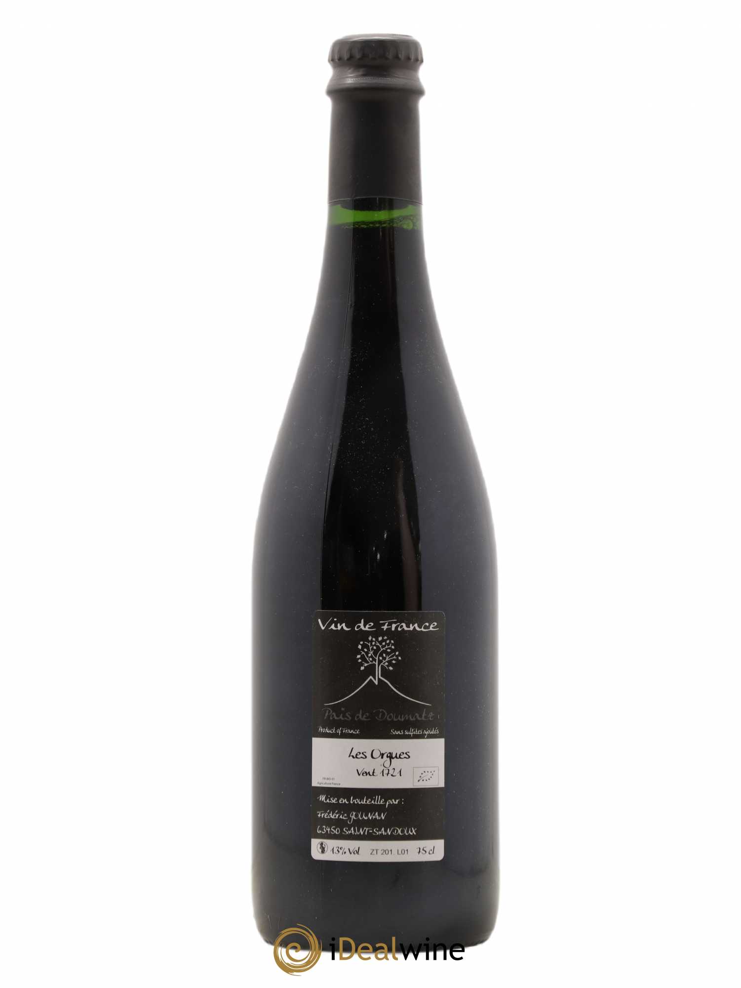 Vin de France Les Orgues Vignoble de l'Arbre Blanc 2017 - Lot de 1 bouteille - 1