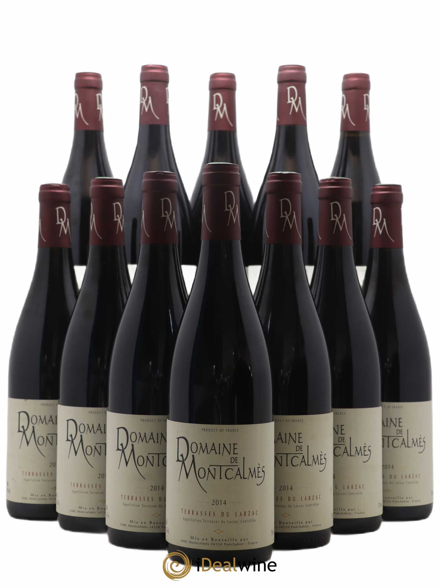 Terrasses du Larzac Domaine de Montcalmès Frédéric Pourtalié 2014 - Lot de 12 bouteilles - 0