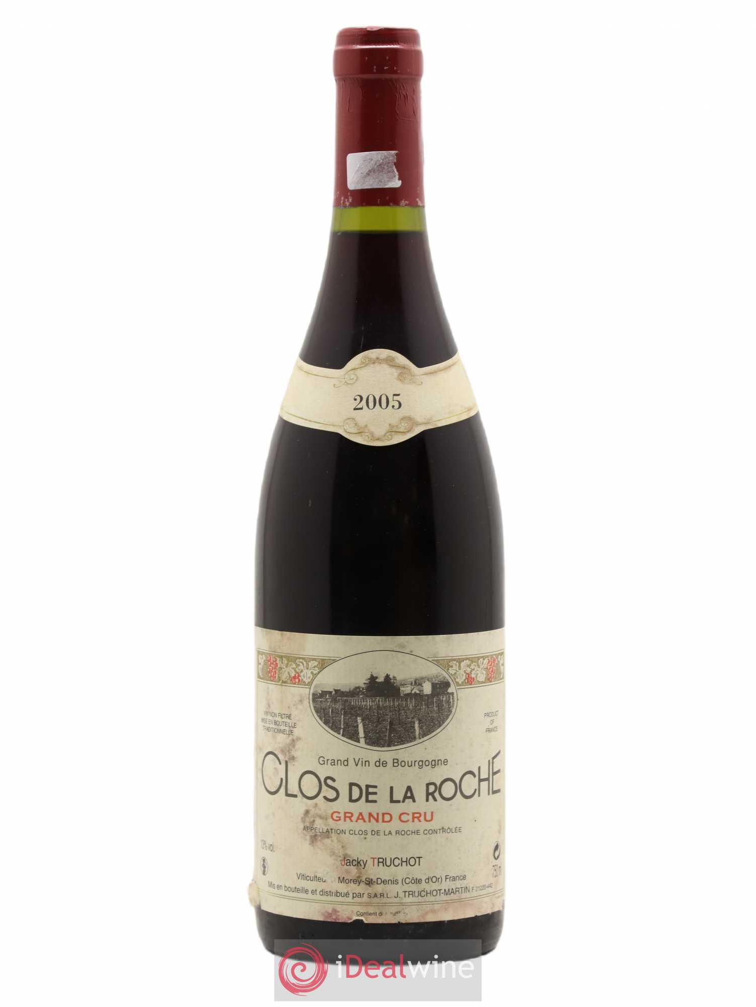 Clos de la Roche Grand Cru Jacky Truchot 2005 - Lot de 1 bouteille - 0