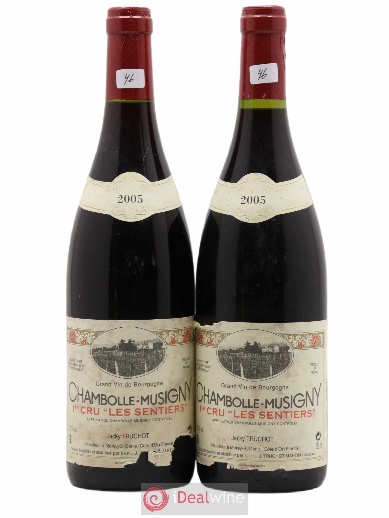 Chambolle-Musigny 1er Cru Les Sentiers Jacky Truchot 2005 - Lot de 2 bouteilles - 0