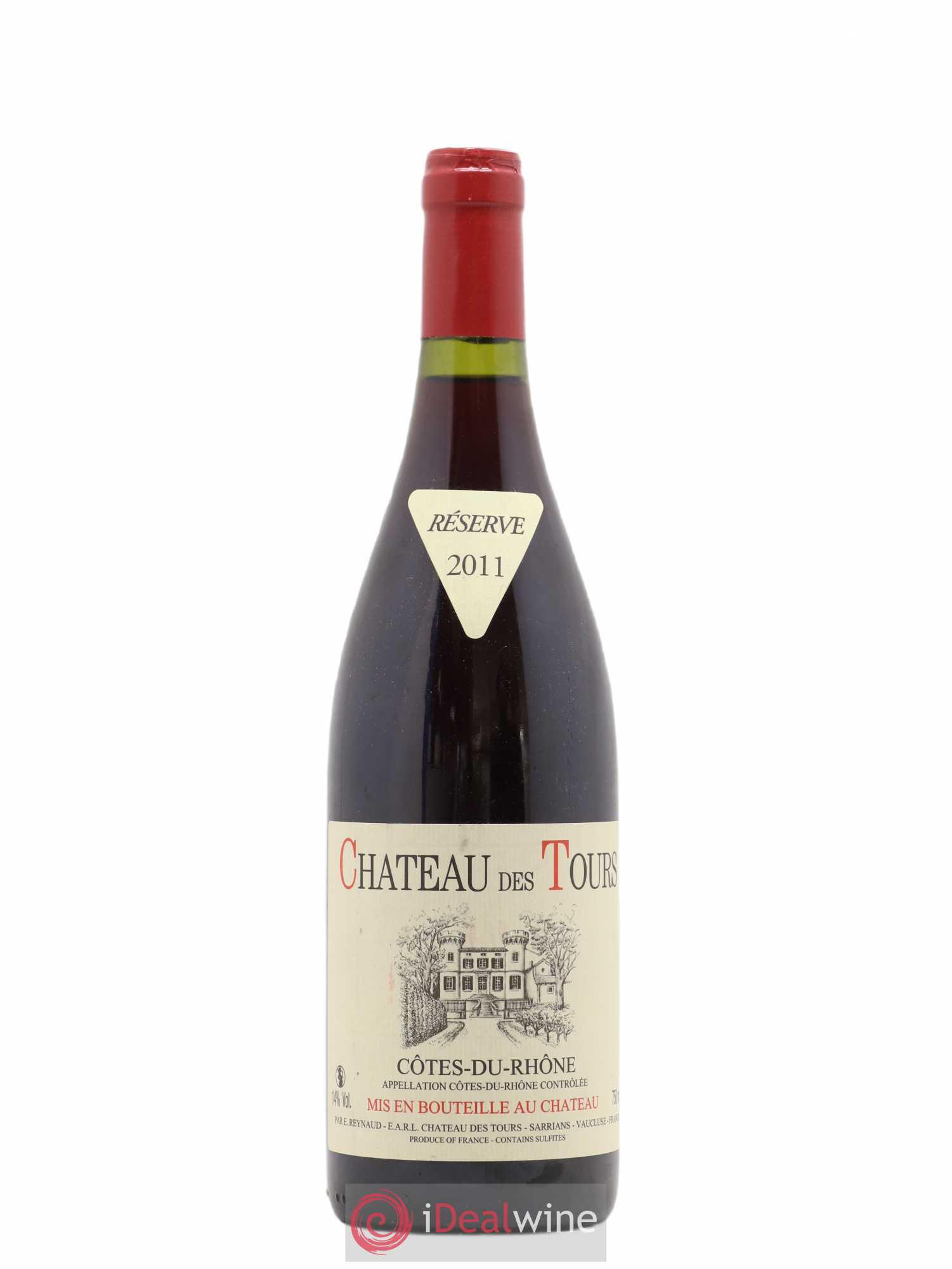 Côtes-du-Rhône Château des Tours Emmanuel Reynaud 2011 - Lot de 1 bouteille - 0