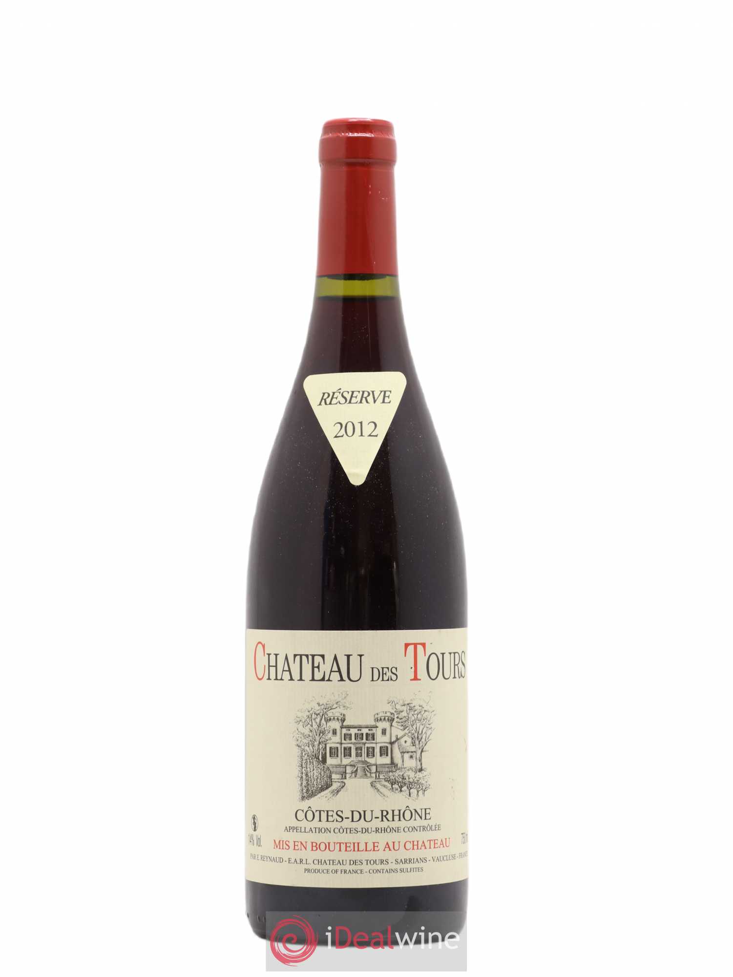 Côtes-du-Rhône Château des Tours Emmanuel Reynaud 2012 - Lot de 1 bouteille - 0
