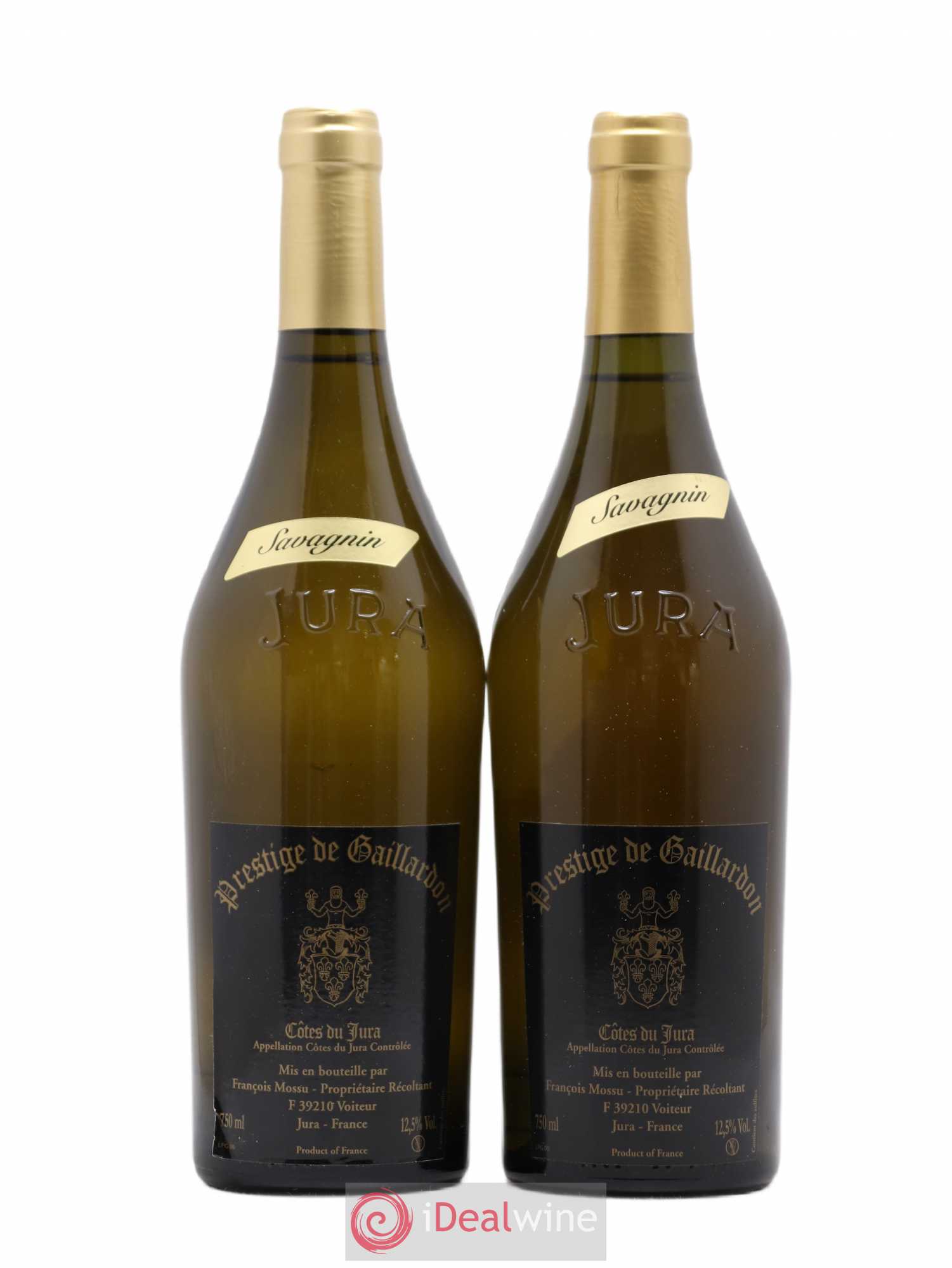 Côtes du Jura Savagnin Prestige de Gaillardon Francois Mossu - Posten von 2 Flaschen - 0