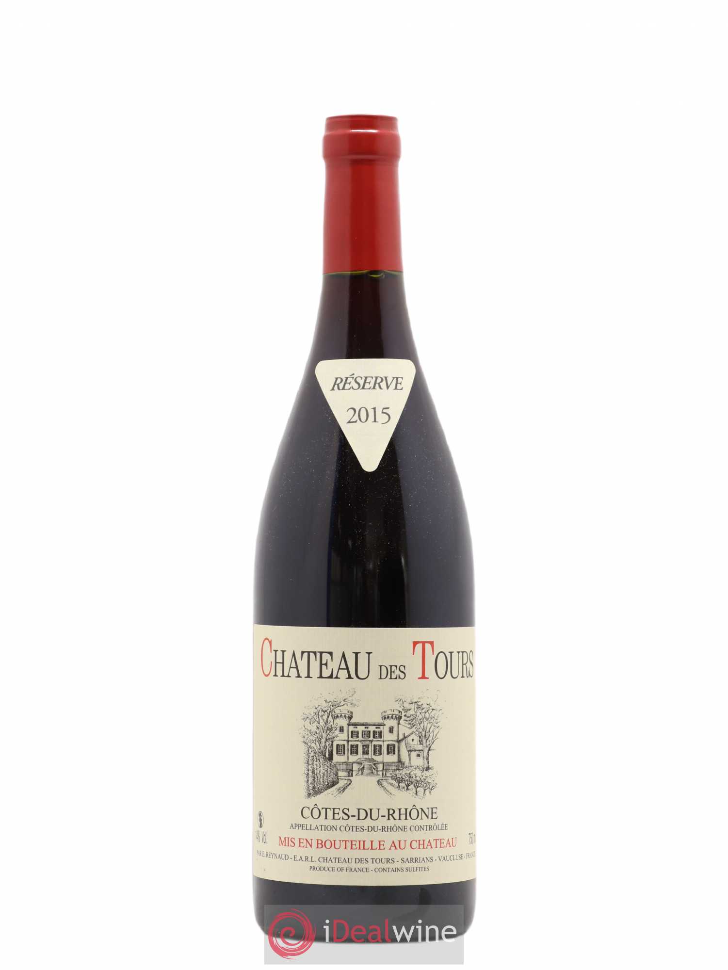 Côtes-du-Rhône Château des Tours Emmanuel Reynaud 2015 - Lot de 1 bouteille - 0