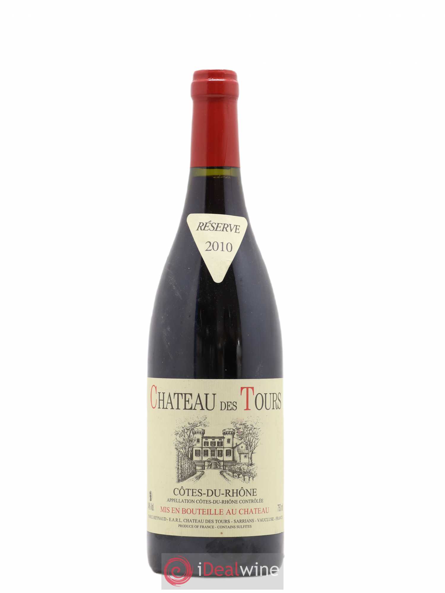 Côtes-du-Rhône Château des Tours Emmanuel Reynaud 2010 - Lot de 1 bouteille - 0