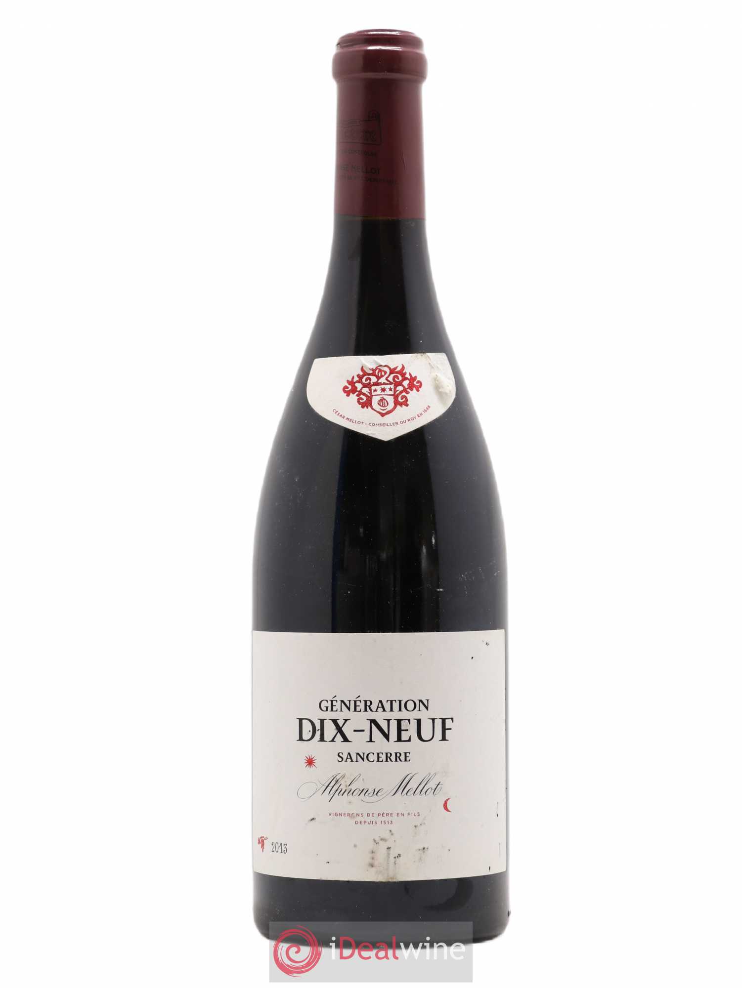 Sancerre Génération XIX Alphonse Mellot 2013 - Lot de 1 bouteille - 0