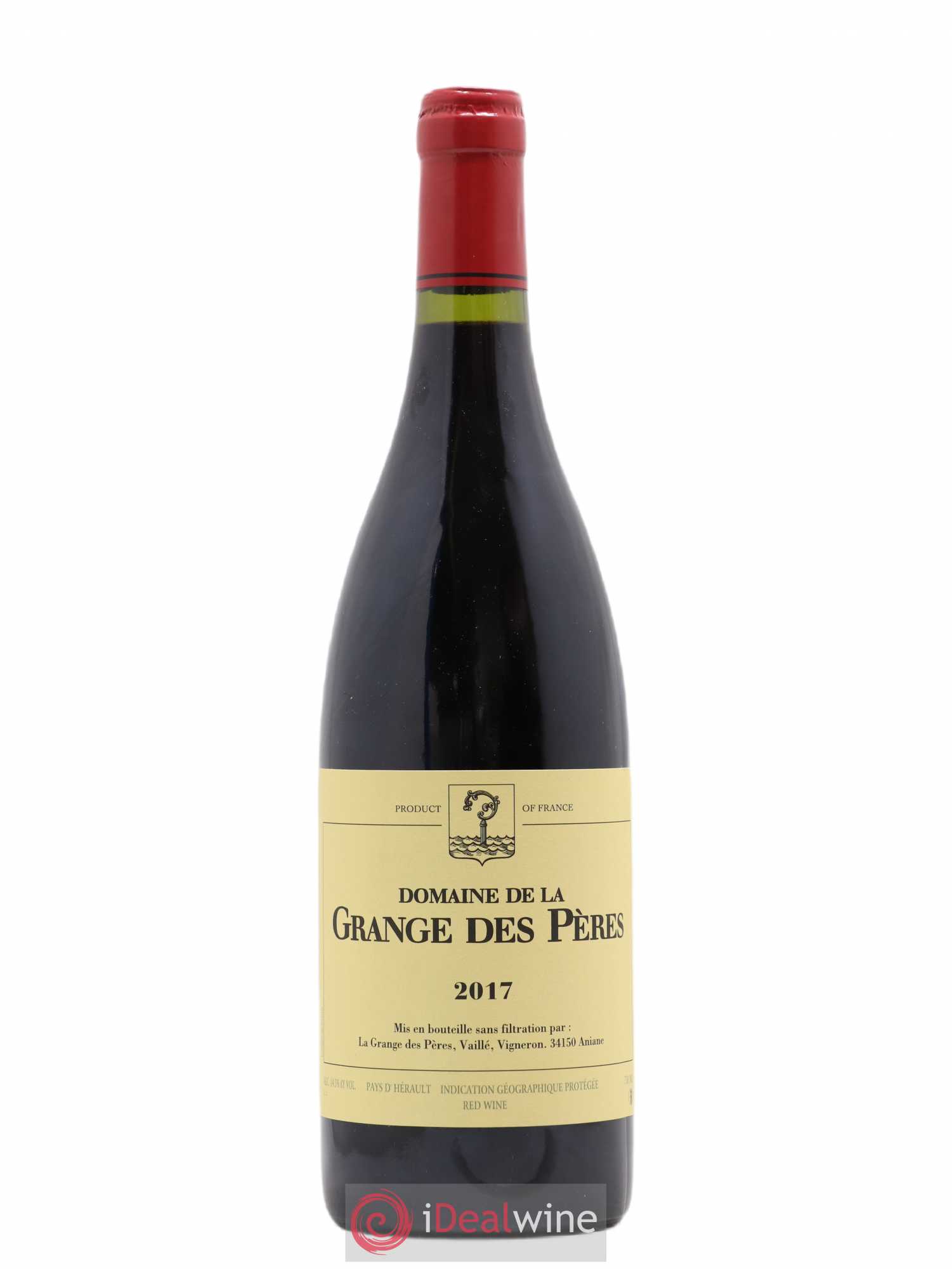 Pays d'Hérault Grange des Pères Laurent Vaillé 2017 - Lot de 1 bouteille - 0