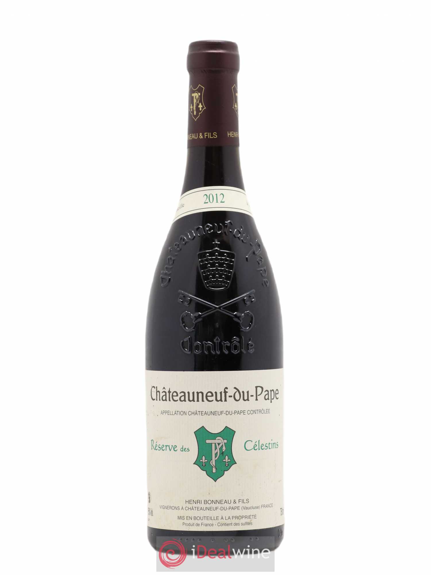 Châteauneuf-du-Pape Réserve des Célestins Henri Bonneau & Fils 2012 - Lot de 1 bouteille - 0