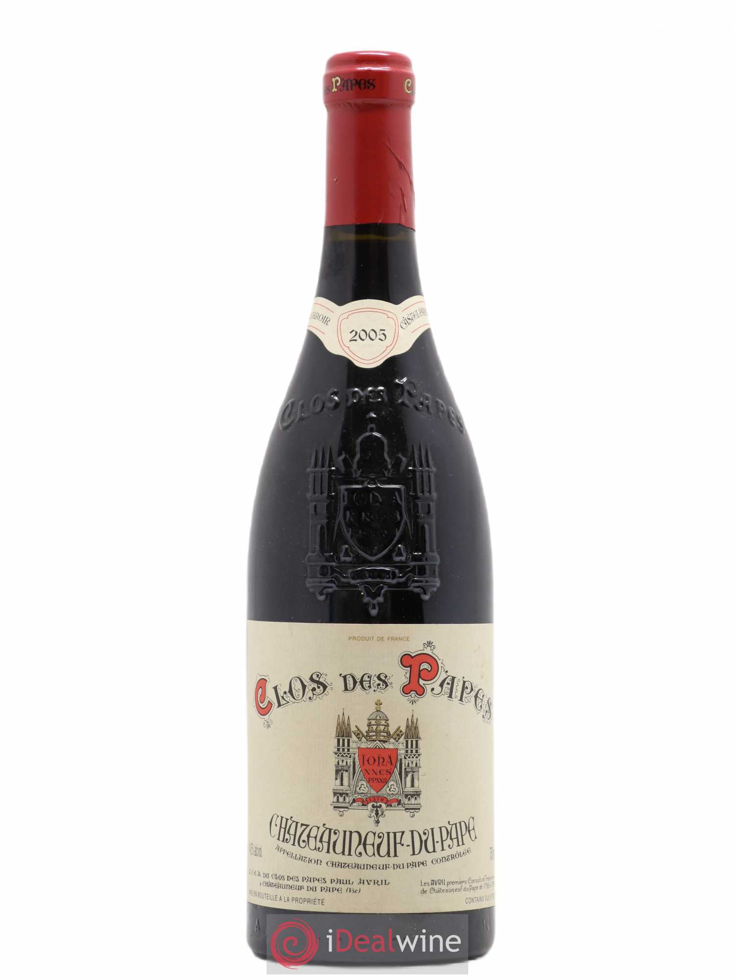 Châteauneuf-du-Pape Clos des Papes - Paul Avril 2005 - Lot de 1 bouteille - 0