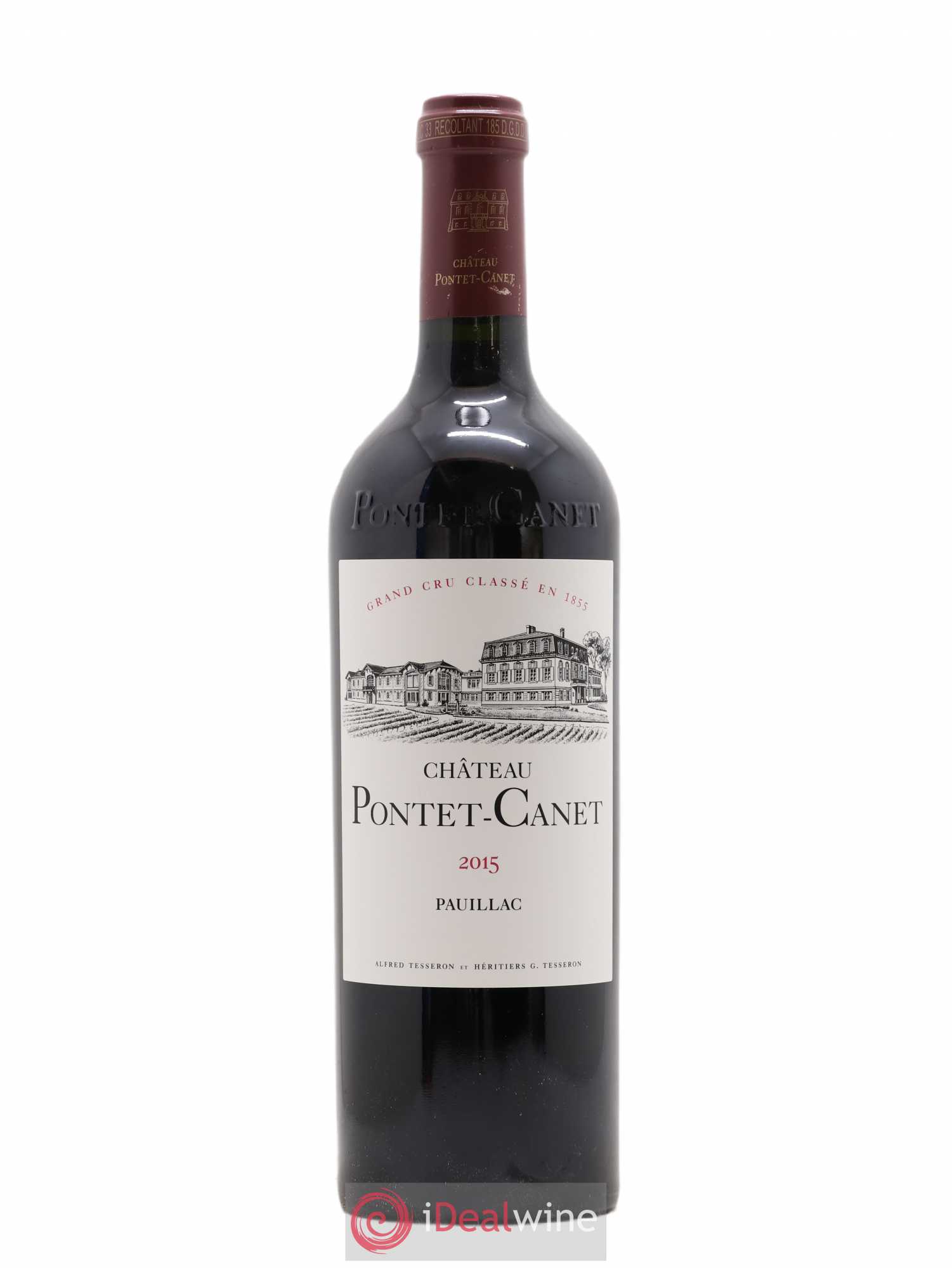 Château Pontet Canet 5ème Grand Cru Classé 2015 - Lot de 1 bouteille - 0