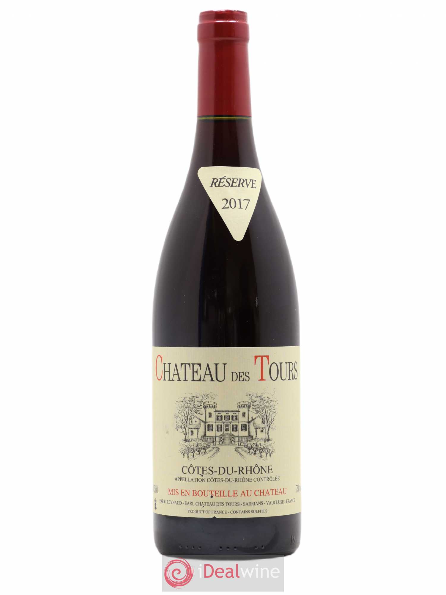 Côtes-du-Rhône Château des Tours Emmanuel Reynaud 2017 - Lot de 1 bouteille - 0