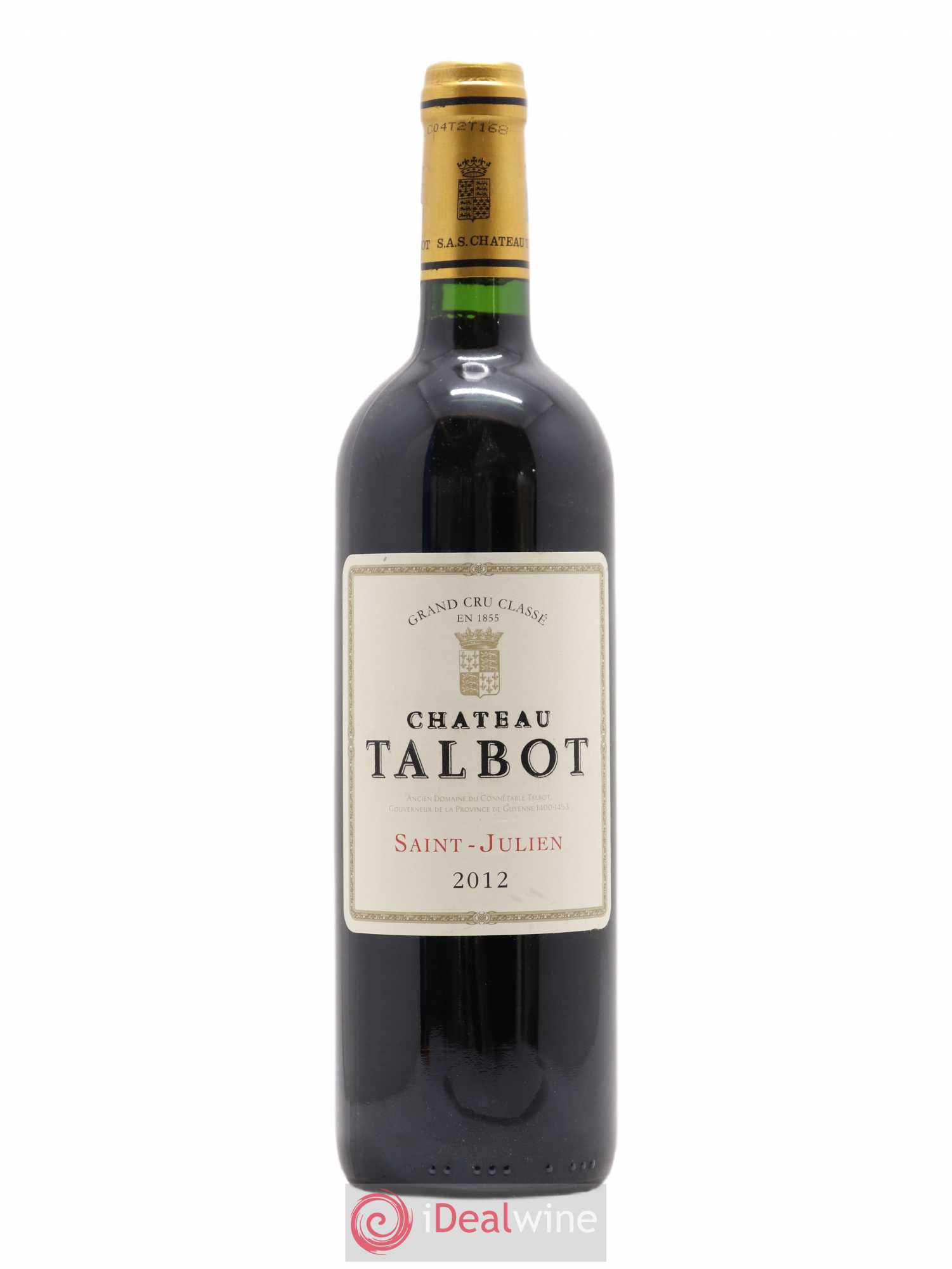 Château Talbot 4ème Grand Cru Classé 2012 - Lot de 1 bouteille - 0