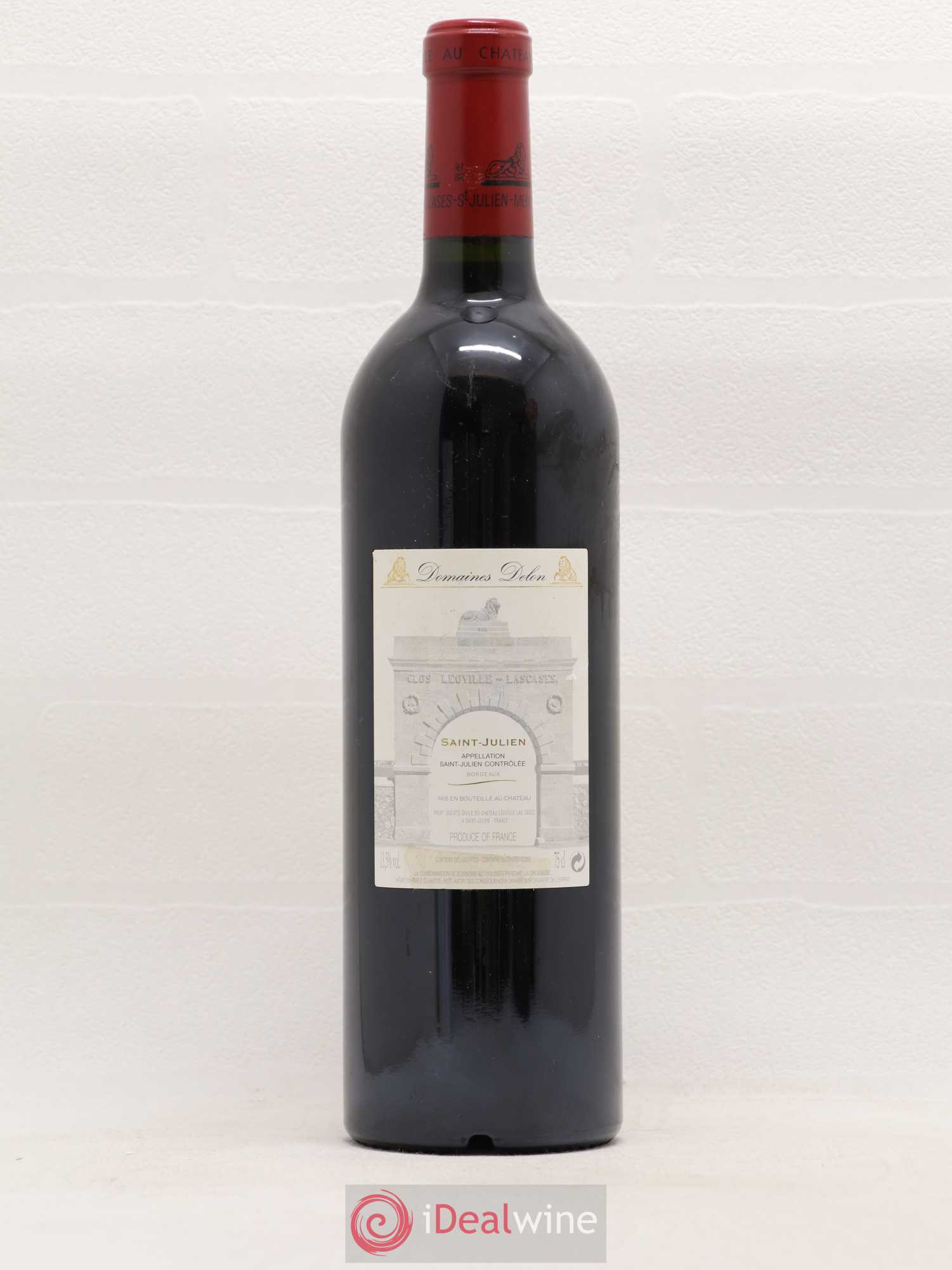 Château Léoville Las Cases 2ème Grand Cru Classé 2010 - Lot de 1 bouteille - 1