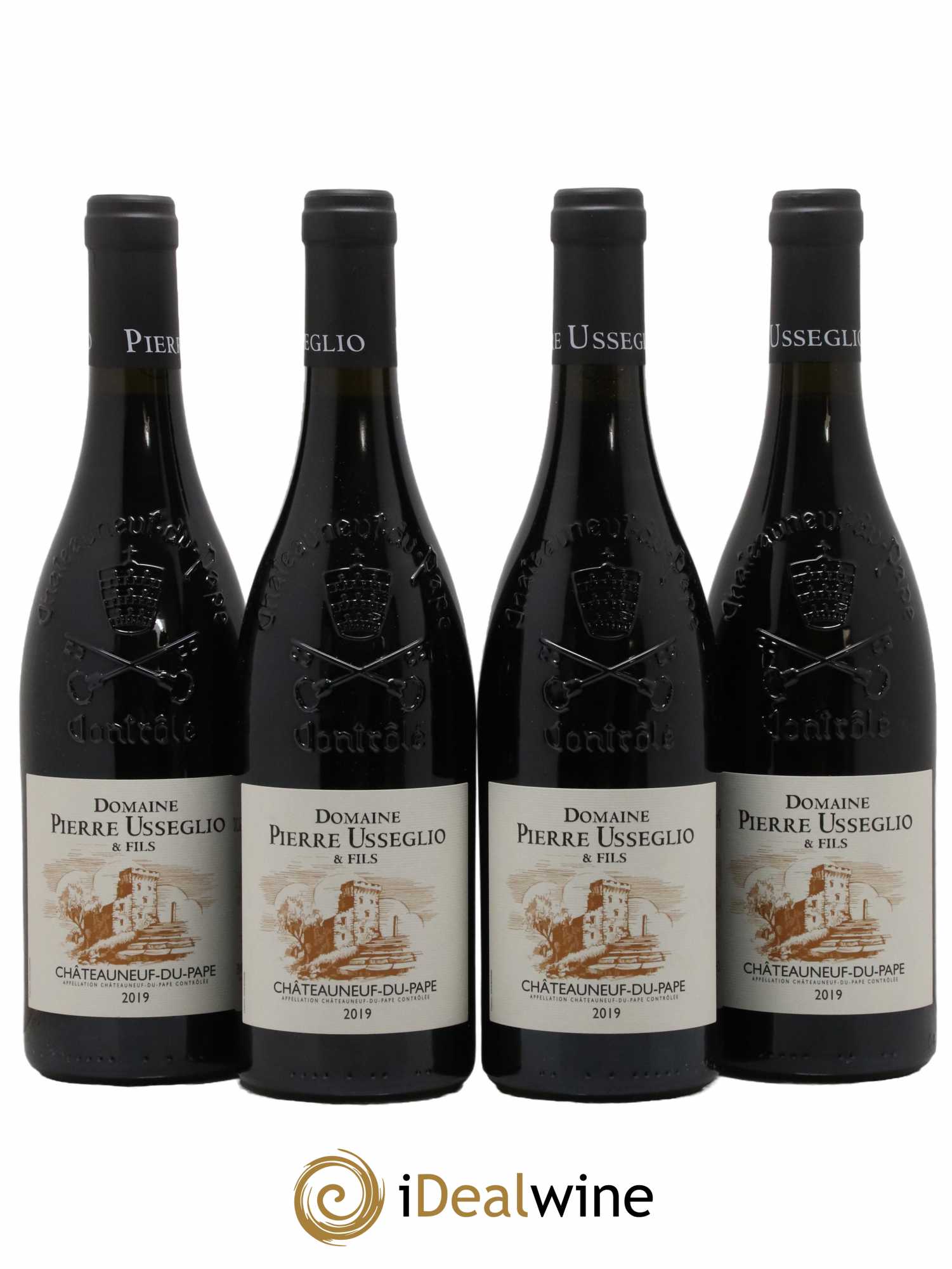 Châteauneuf-du-Pape Tradition Pierre Usseglio & Fils 2019 - Lot de 4 bouteilles - 0