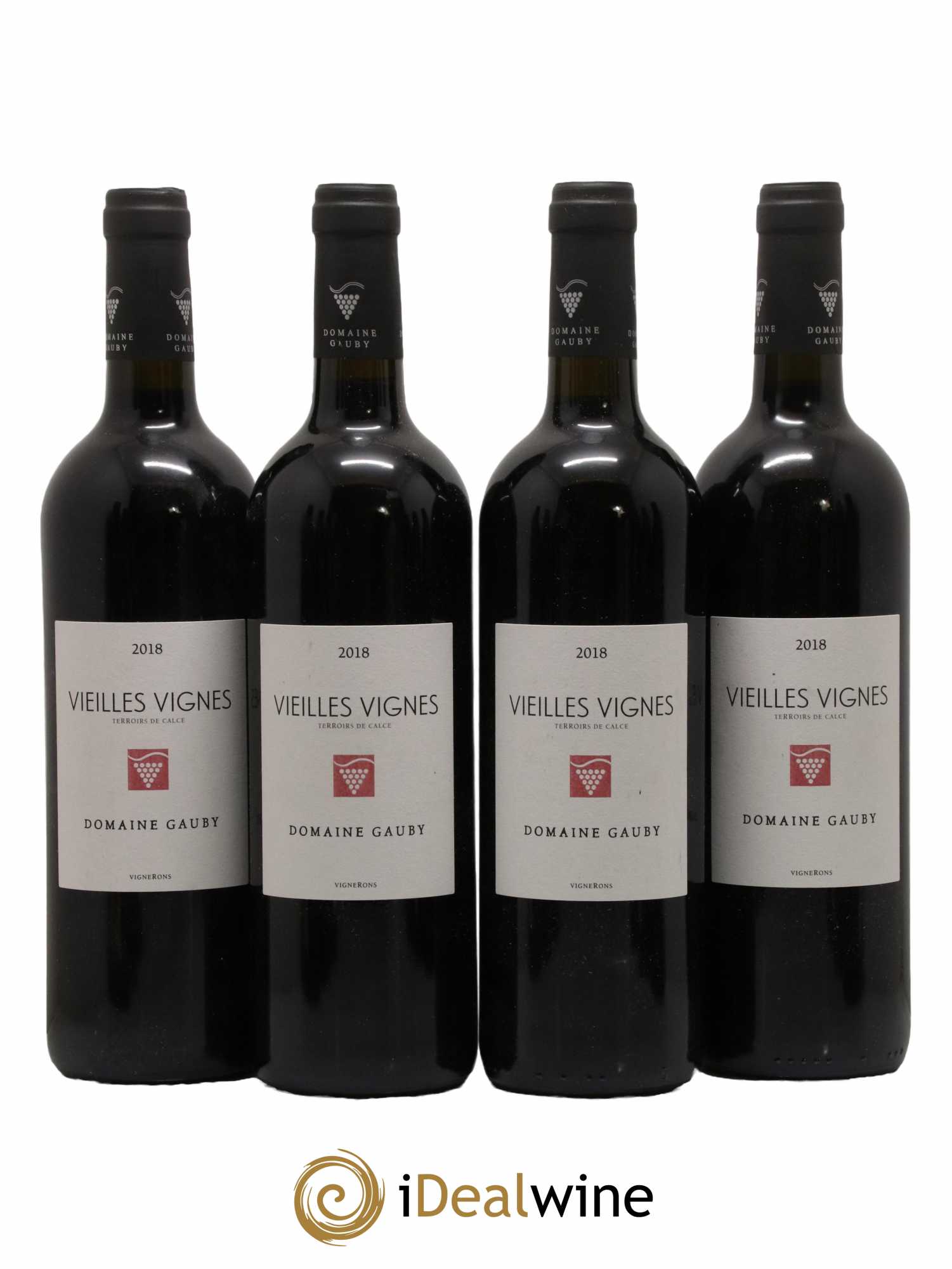Côtes du Roussillon Villages Vieilles vignes Gauby (Domaine) 2018 - Lot of 4 bottles - 0