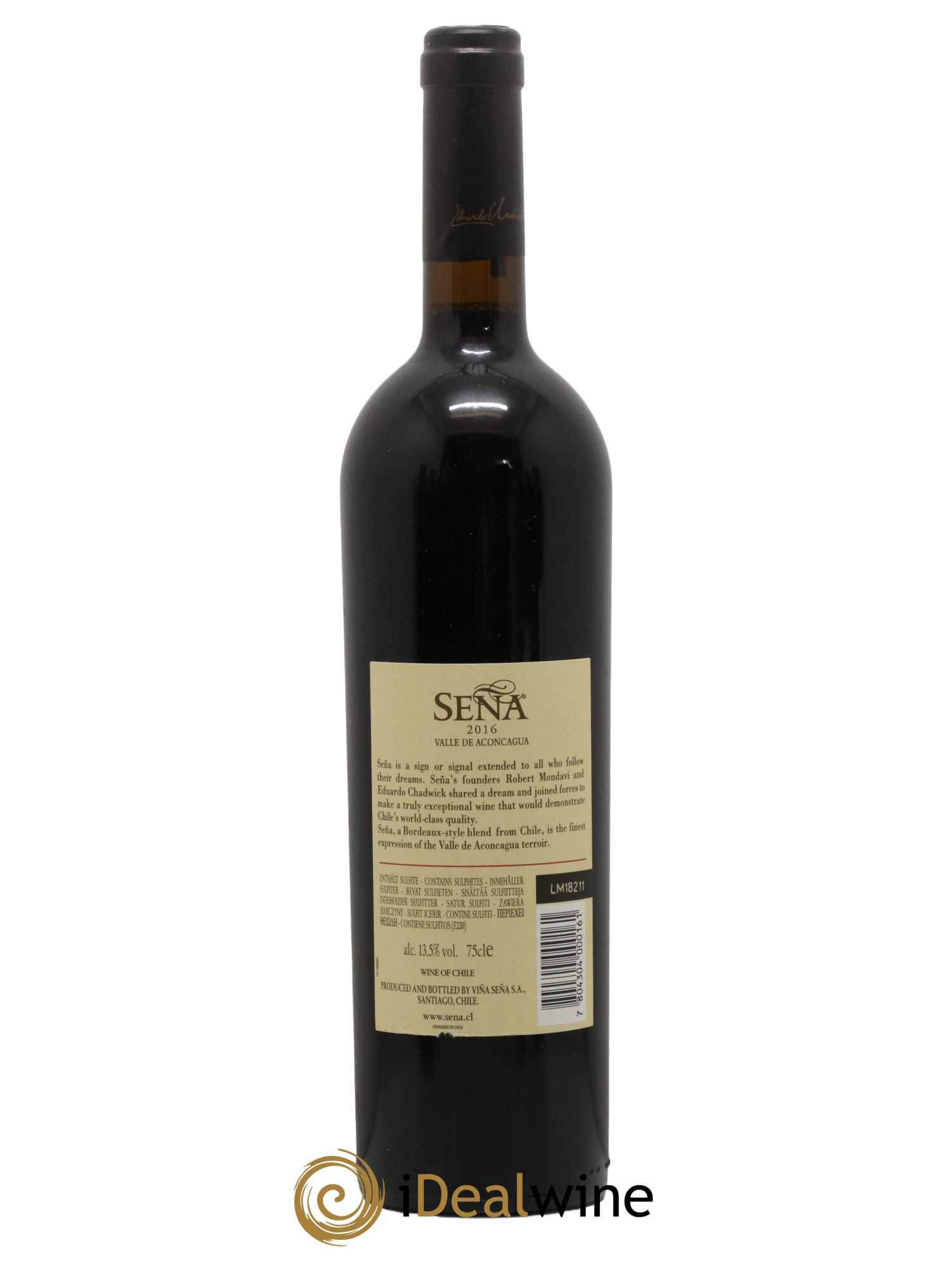 Chili Vina Sena Domaine Sena 2016 - Lot de 1 bouteille - 1