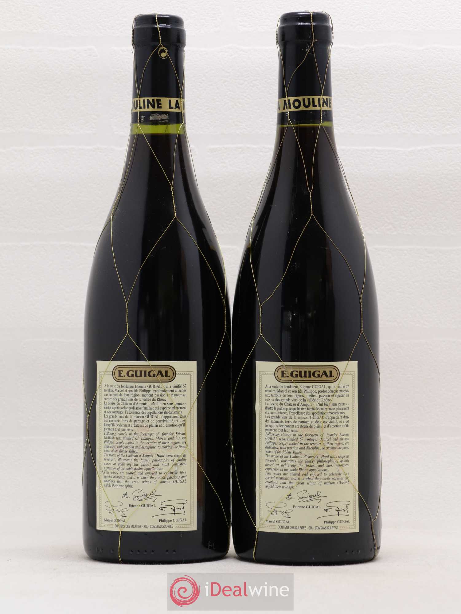 Côte-Rôtie La Mouline Guigal 2002 - Lot de 2 bouteilles - 1