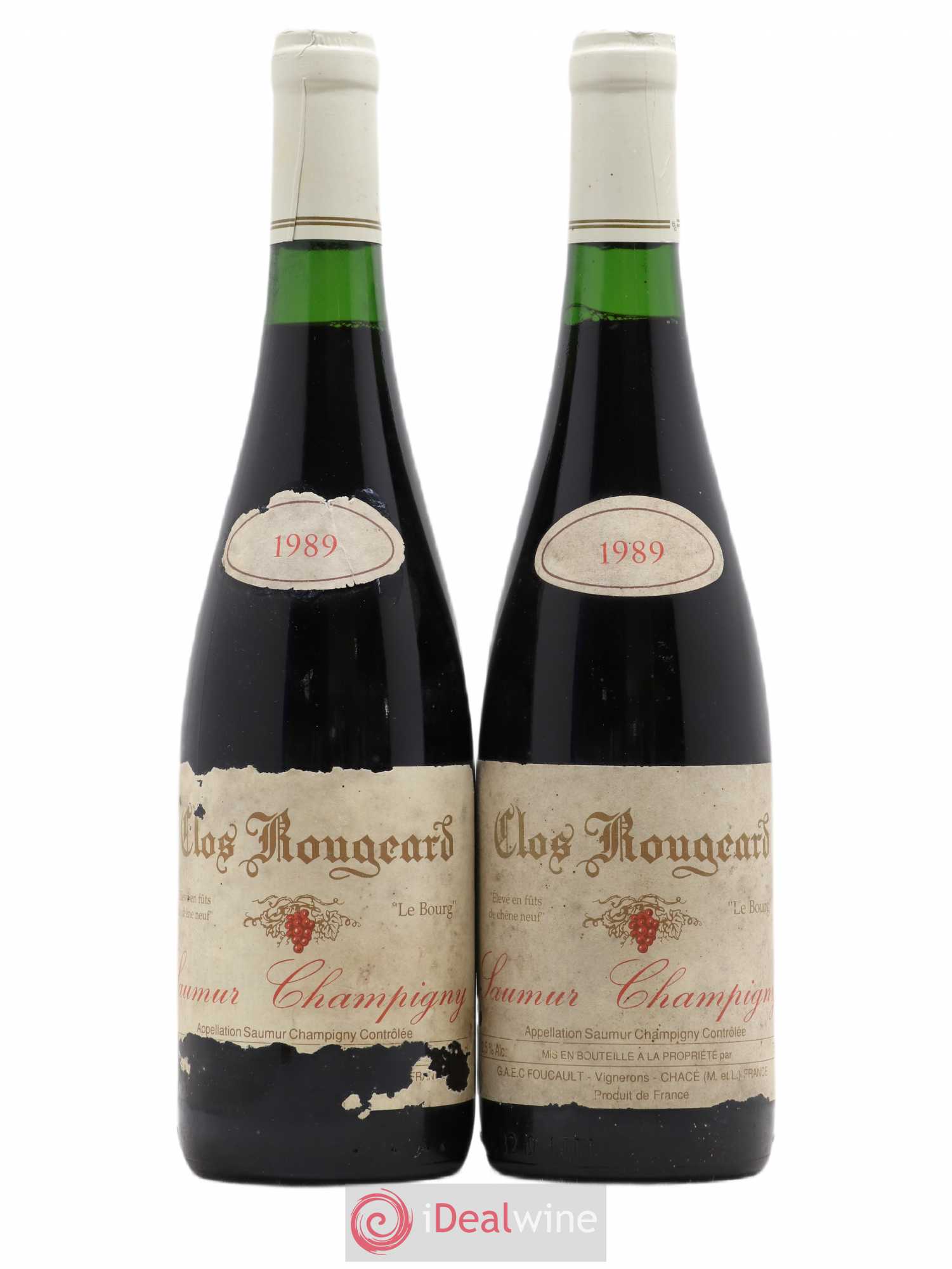 Saumur-Champigny Le Bourg Clos Rougeard 1989 - Lot de 2 bouteilles - 0