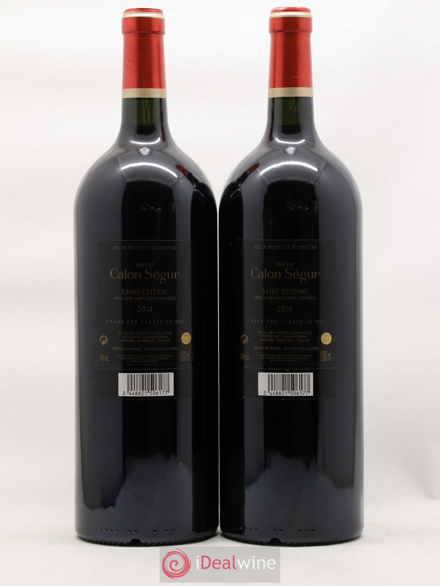 Château Calon Ségur 3ème Grand Cru Classé 2014 - Lot de 2 magnums - 1