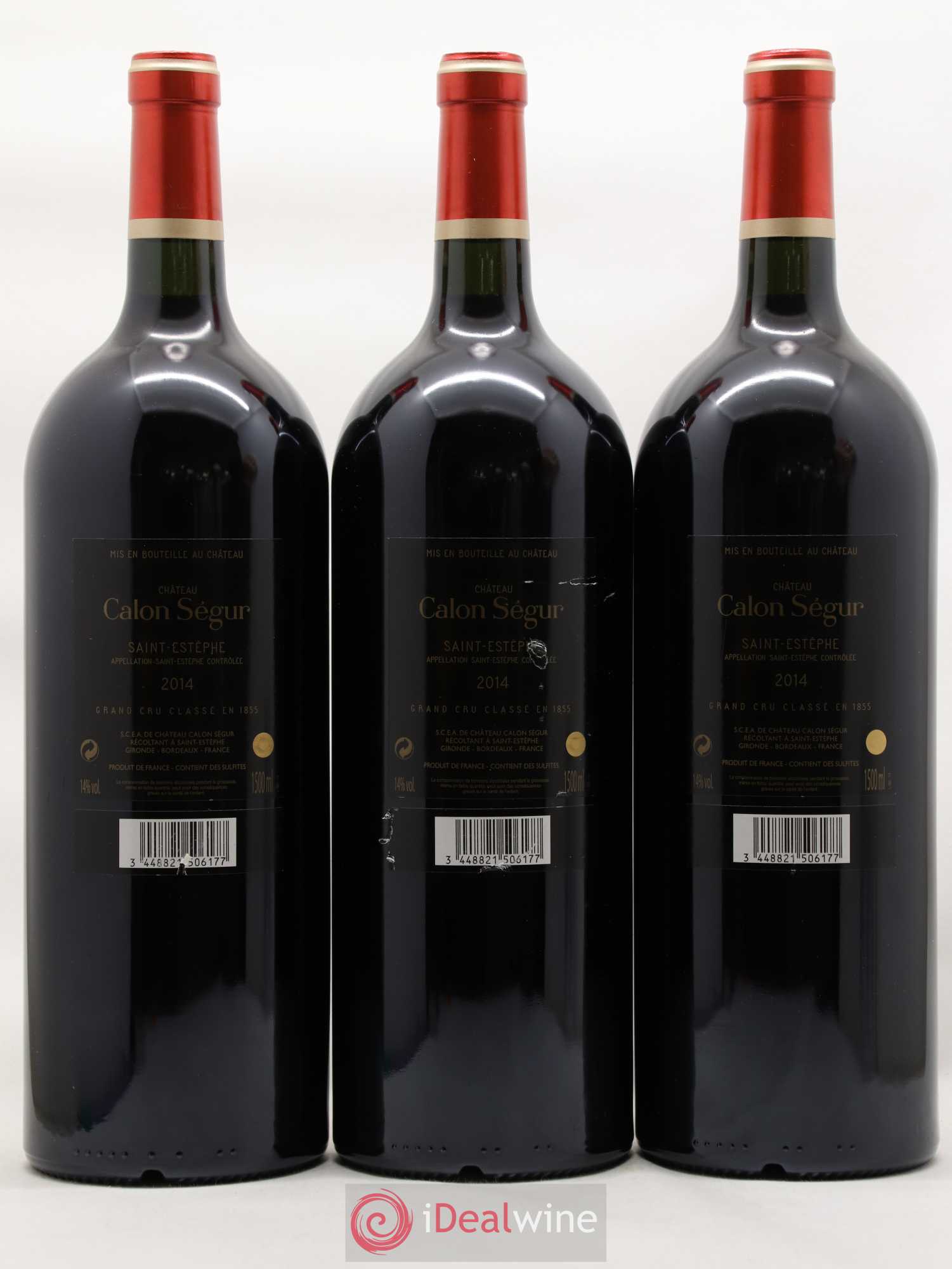Château Calon Ségur 3ème Grand Cru Classé 2014 - Lot de 3 magnums - 1