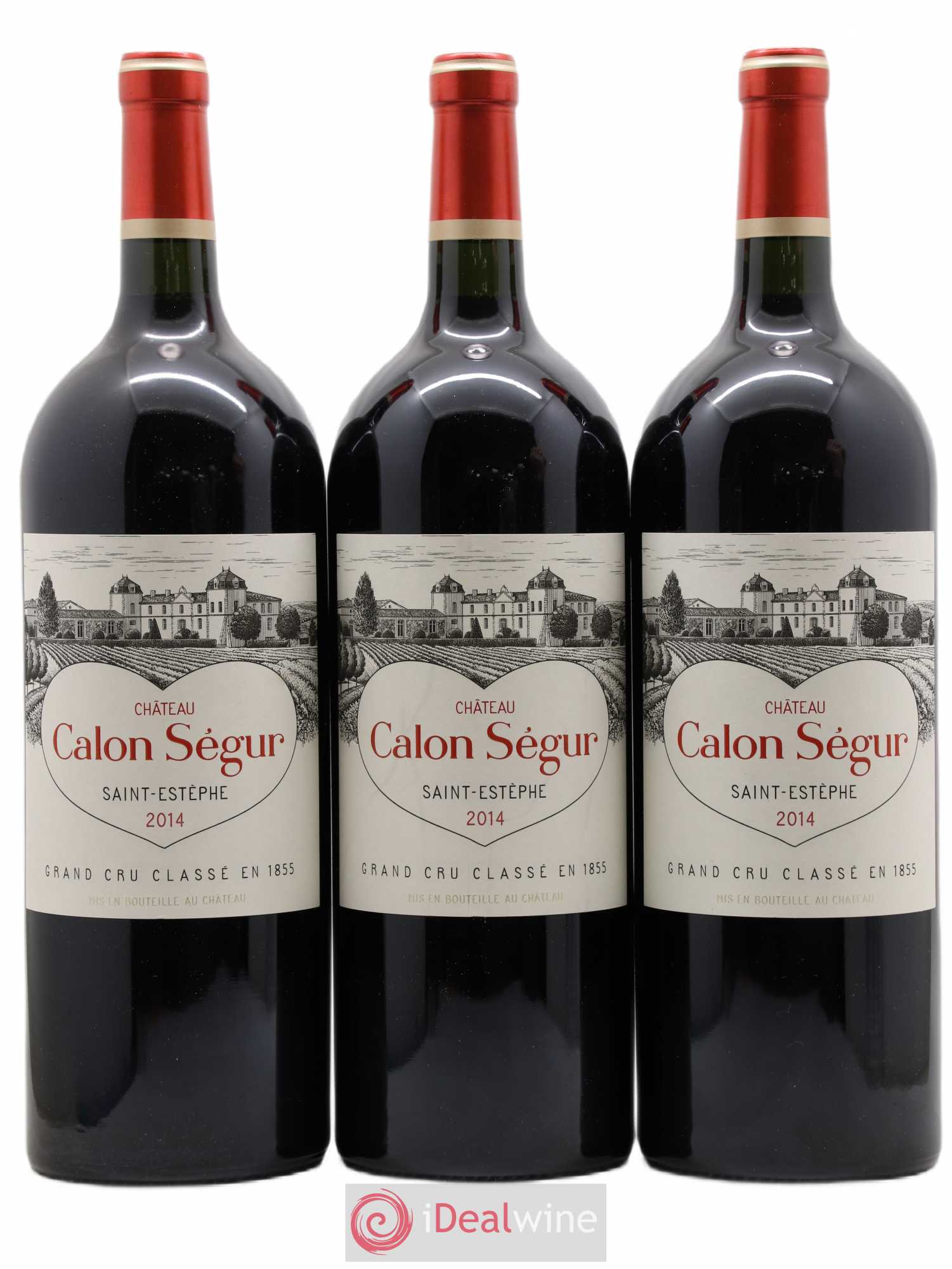 Château Calon Ségur 3ème Grand Cru Classé 2014 - Lot de 3 magnums - 0