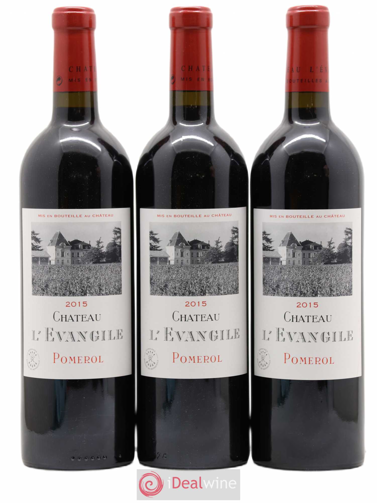Château l' Évangile 2015 - Lot de 3 bouteilles - 0