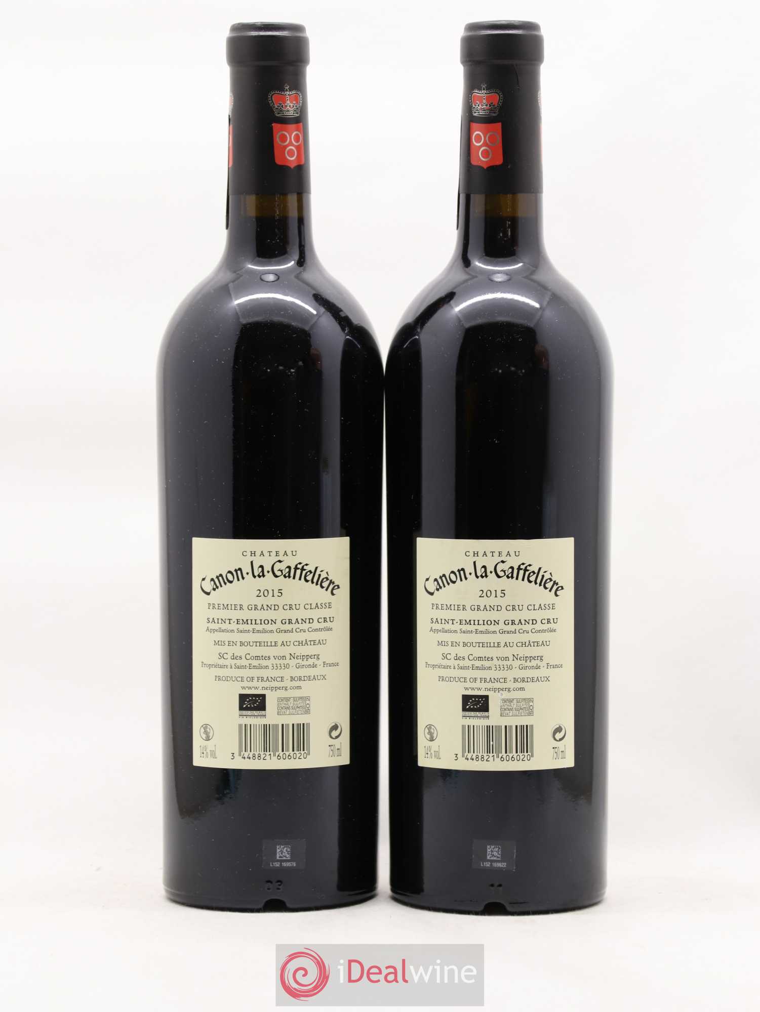 Château Canon la Gaffelière 1er Grand Cru Classé B 2015 - Lot de 2 bouteilles - 1