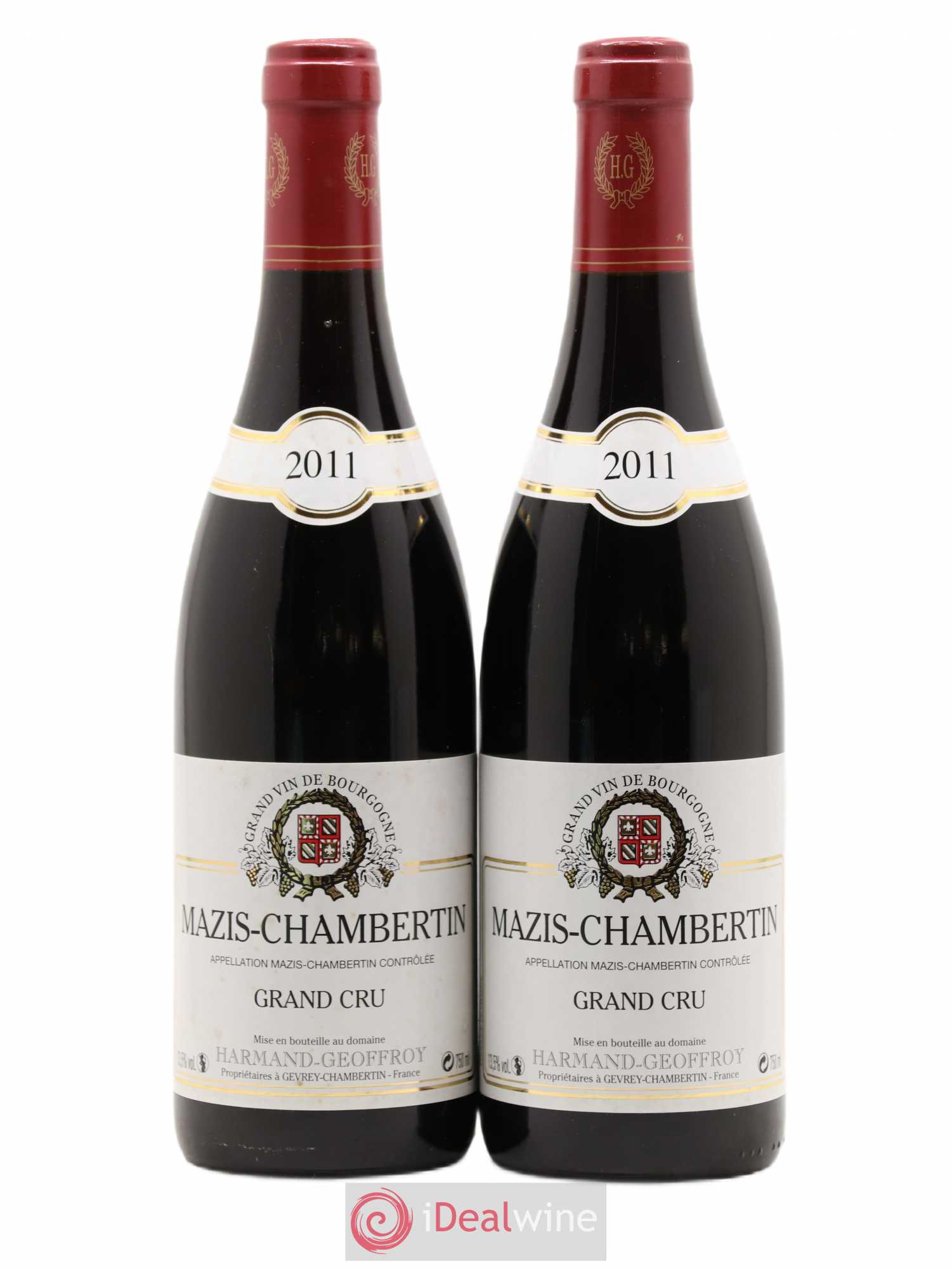 Mazis-Chambertin Grand Cru Harmand-Geoffroy (Domaine) 2011 - Lot de 2 bouteilles - 0