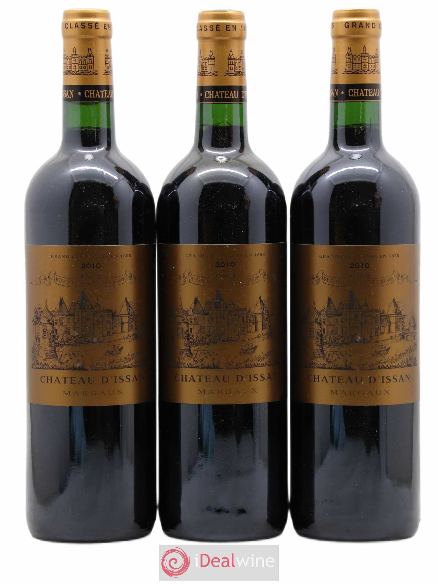 Château d'Issan 3ème Grand Cru Classé 2010 - Lot de 3 bouteilles - 0