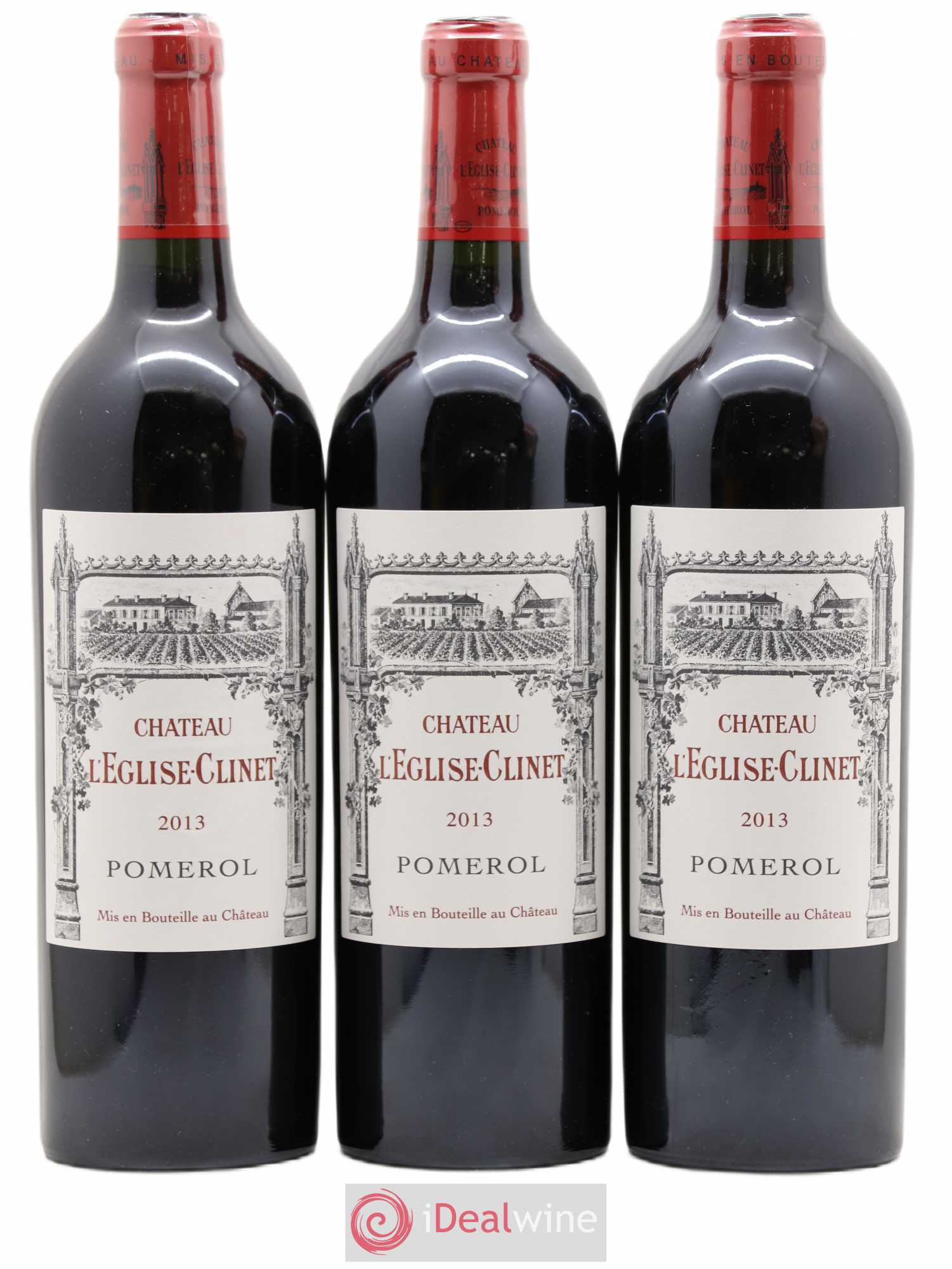 Château l' Église Clinet 2013 - Lot de 3 bouteilles - 0
