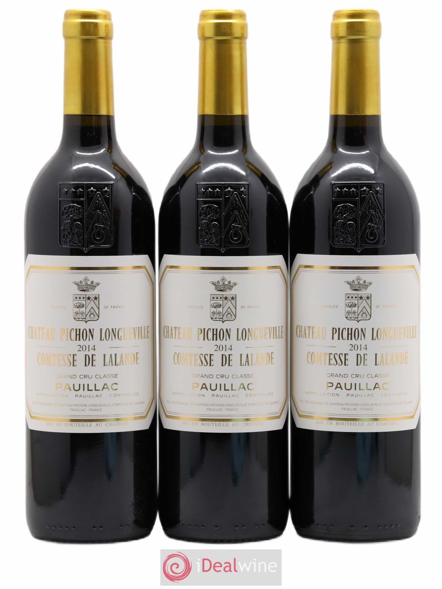Château Pichon Longueville Comtesse de Lalande 2ème Grand Cru Classé 2014 - Lot de 3 bouteilles - 0