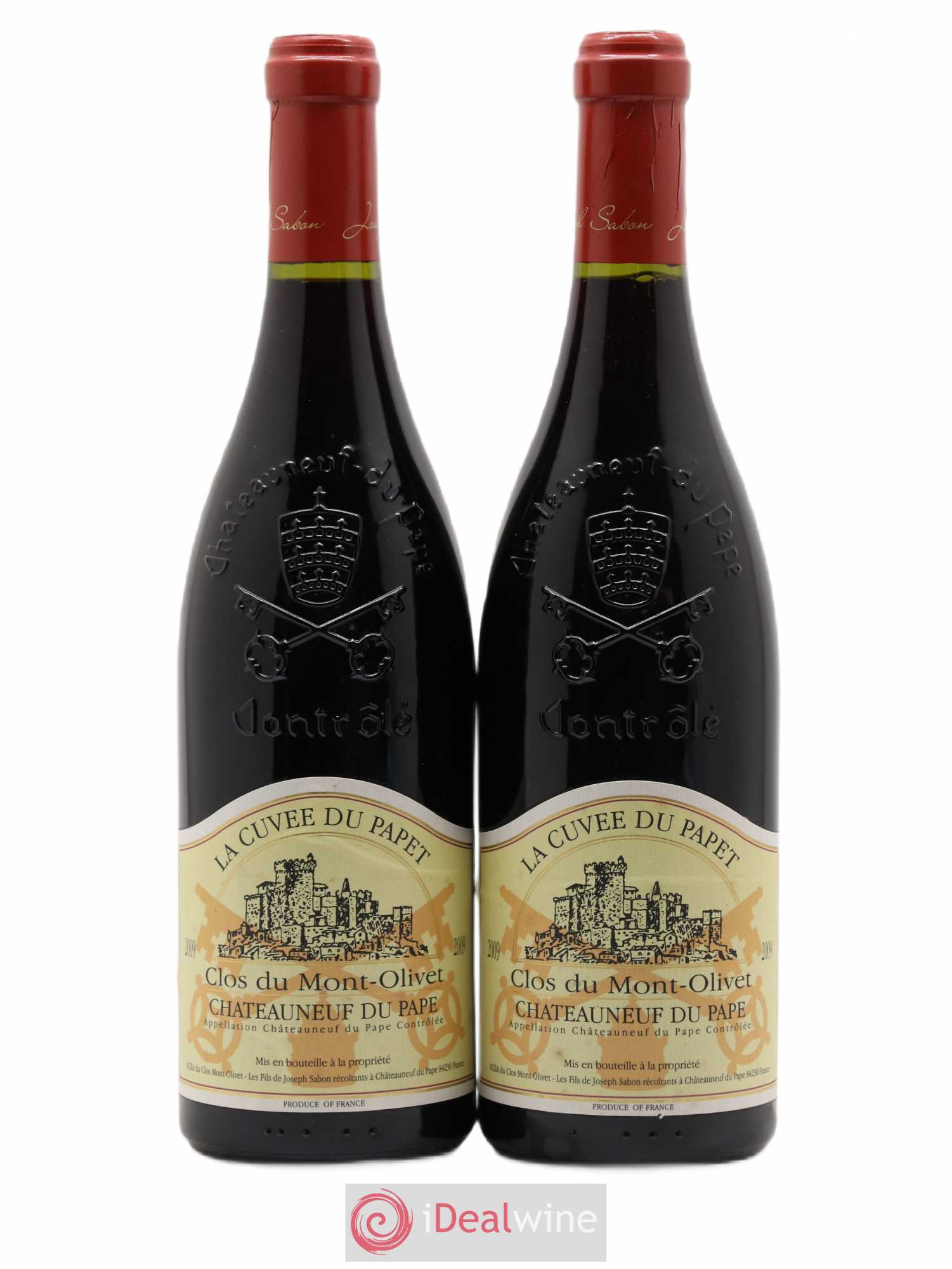 Châteauneuf-du-Pape Cuvée du Papet Clos du Mont-Olivet 2009 - Lot de 2 bouteilles - 0