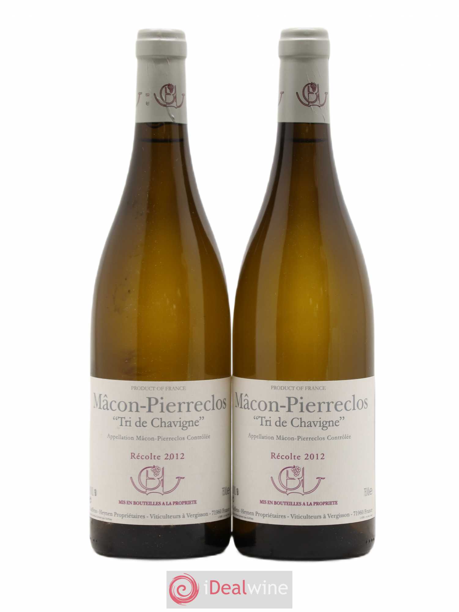 Mâcon-Pierreclos Tri de Chavigne Guffens-Heynen 2012 - Lot de 2 bouteilles - 0