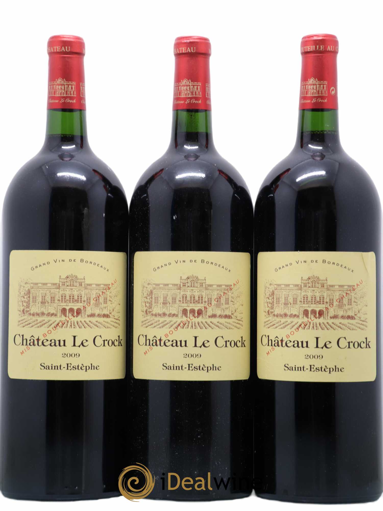 Château le Crock Cru Bourgeois 2009 - Lot de 3 magnums - 0