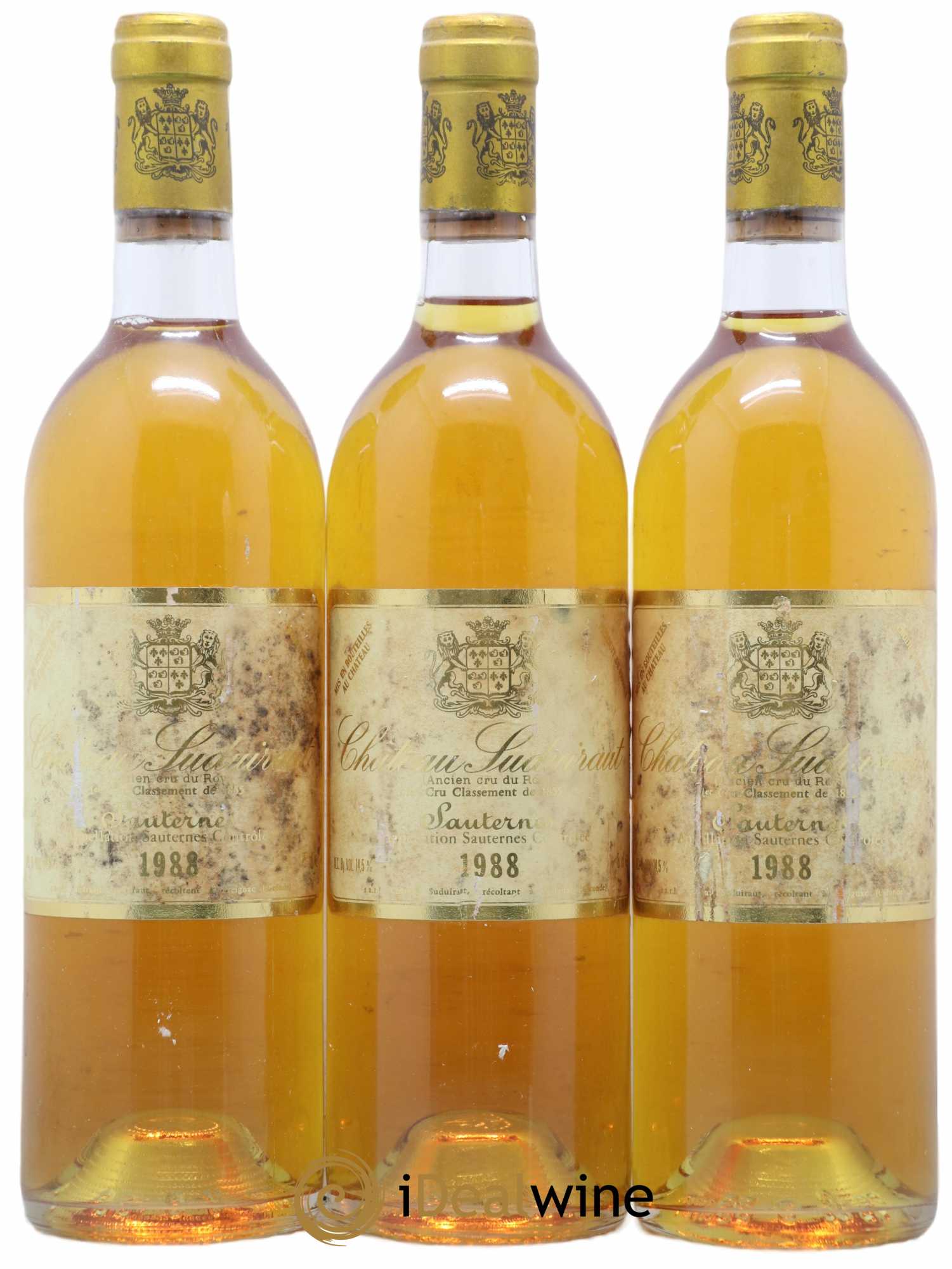 Château Suduiraut 1er Grand Cru Classé 1988 - Lotto di 3 bottiglie - 0