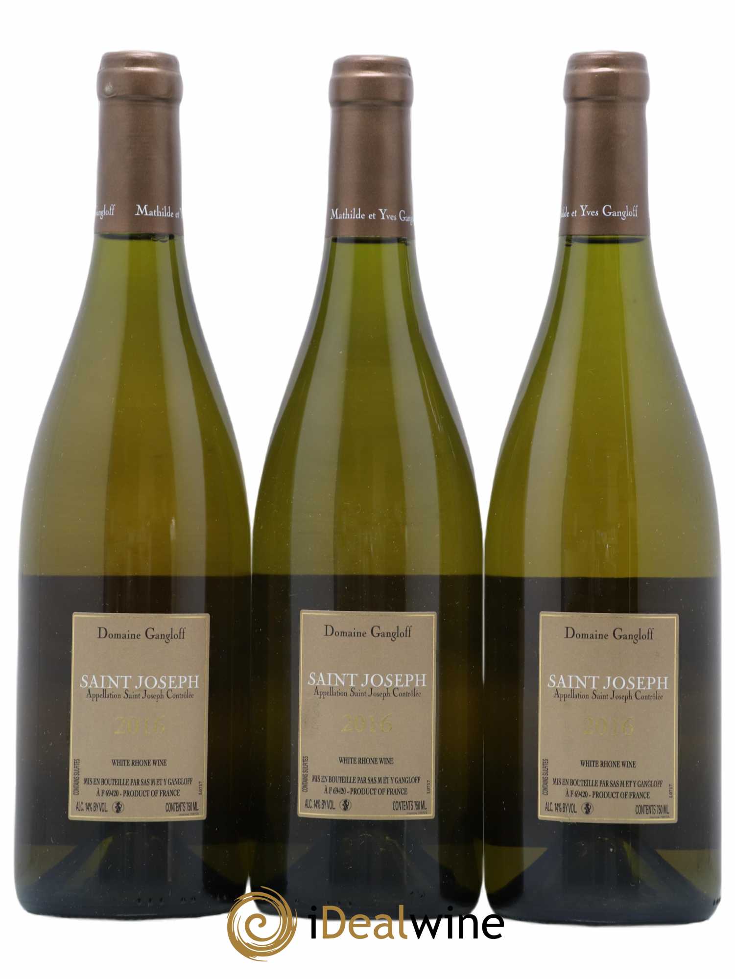 Saint-Joseph Gangloff (Domaine) 2016 - Lot de 3 bouteilles - 1