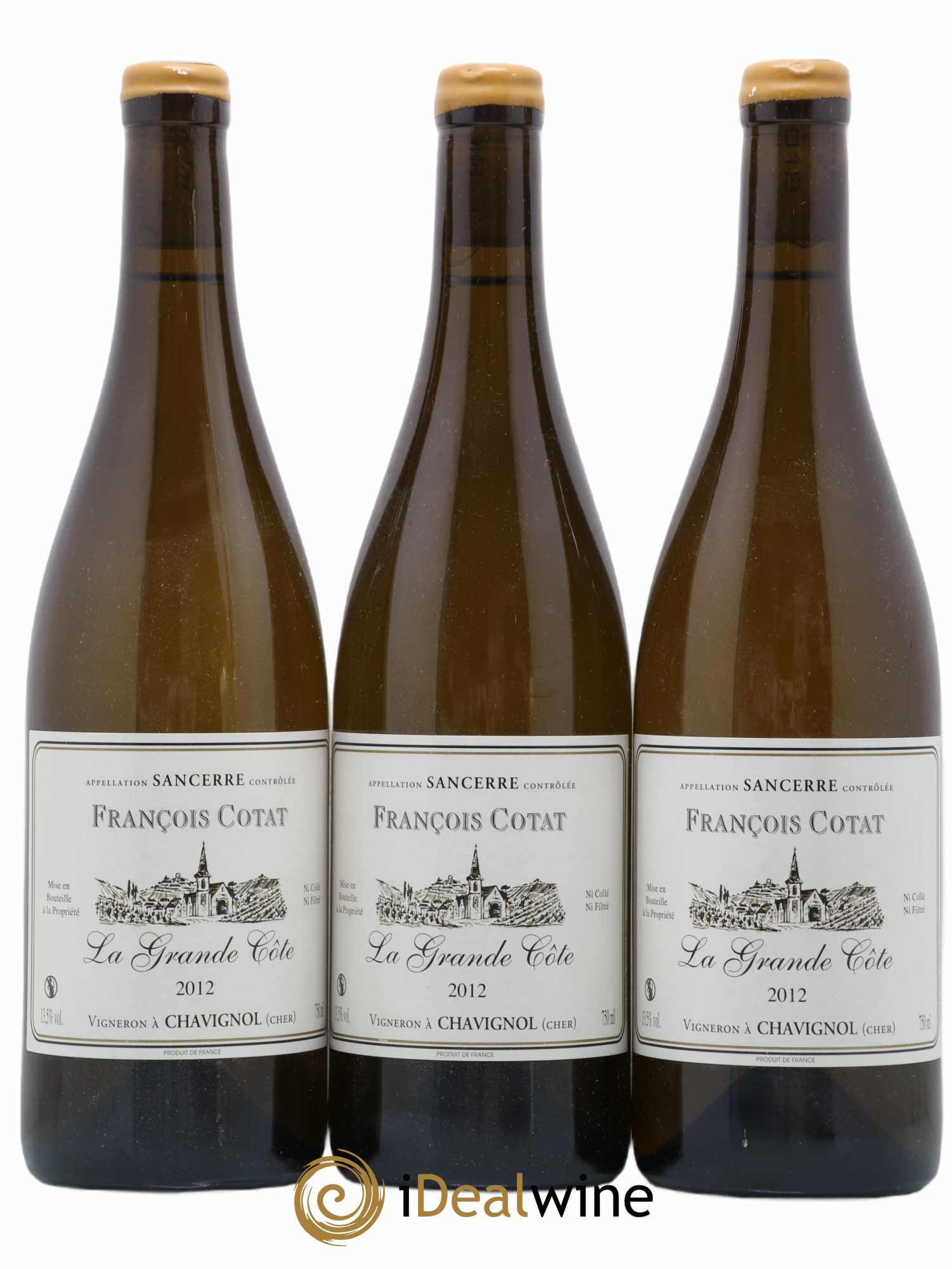 Sancerre La Grande Côte François Cotat 2012 - Lot de 3 bouteilles - 0
