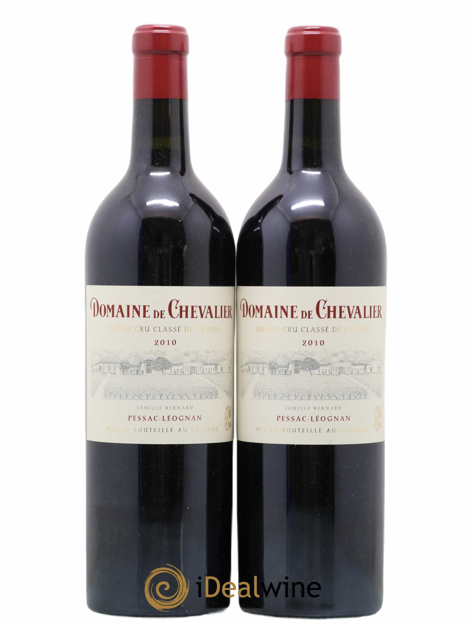 Domaine de Chevalier Cru Classé de Graves 2010 - Lot de 2 bouteilles - 0