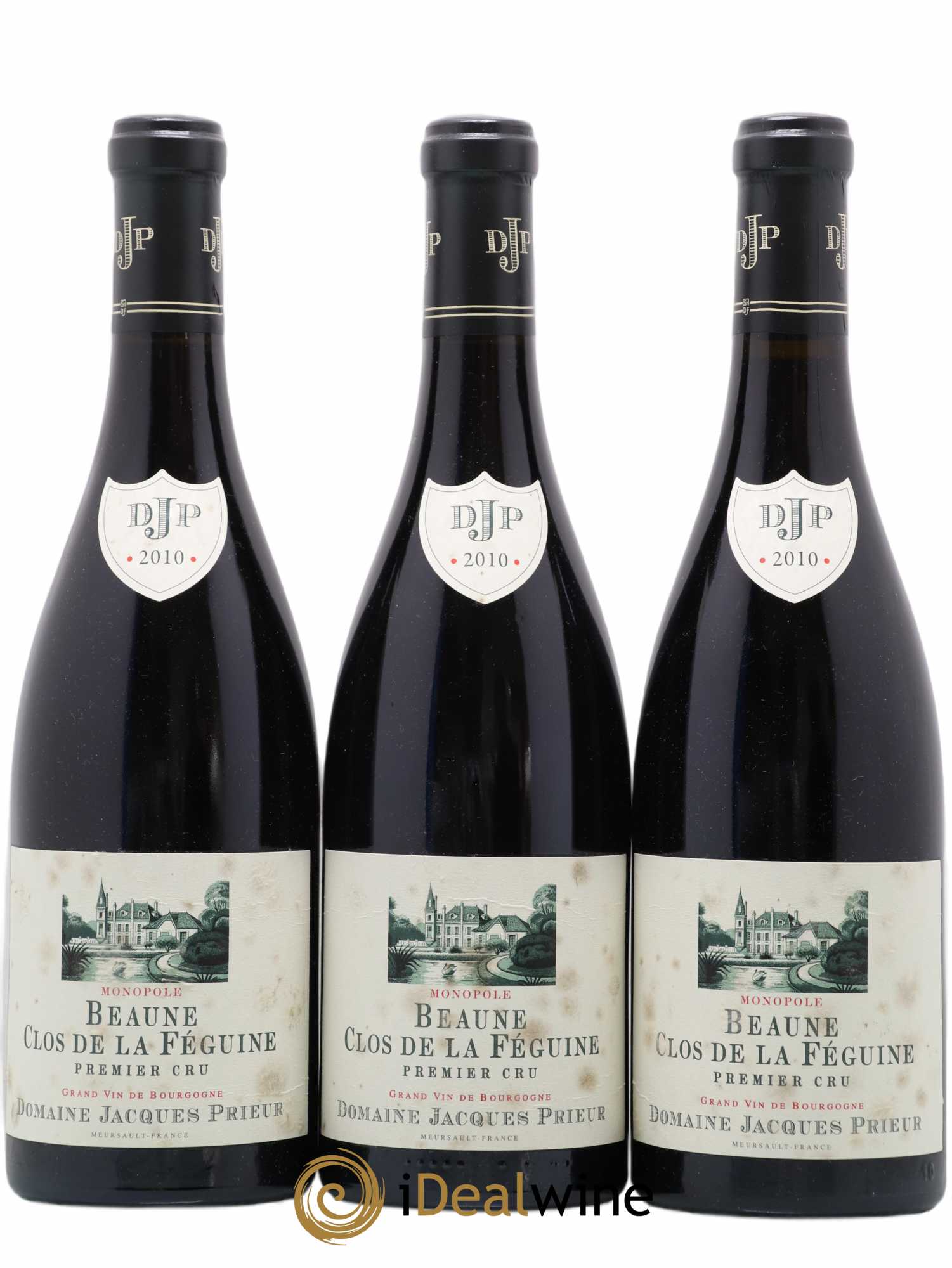 Beaune 1er Cru Clos de la Féguine Jacques Prieur (Domaine) 2010 - Lot de 3 bouteilles - 0
