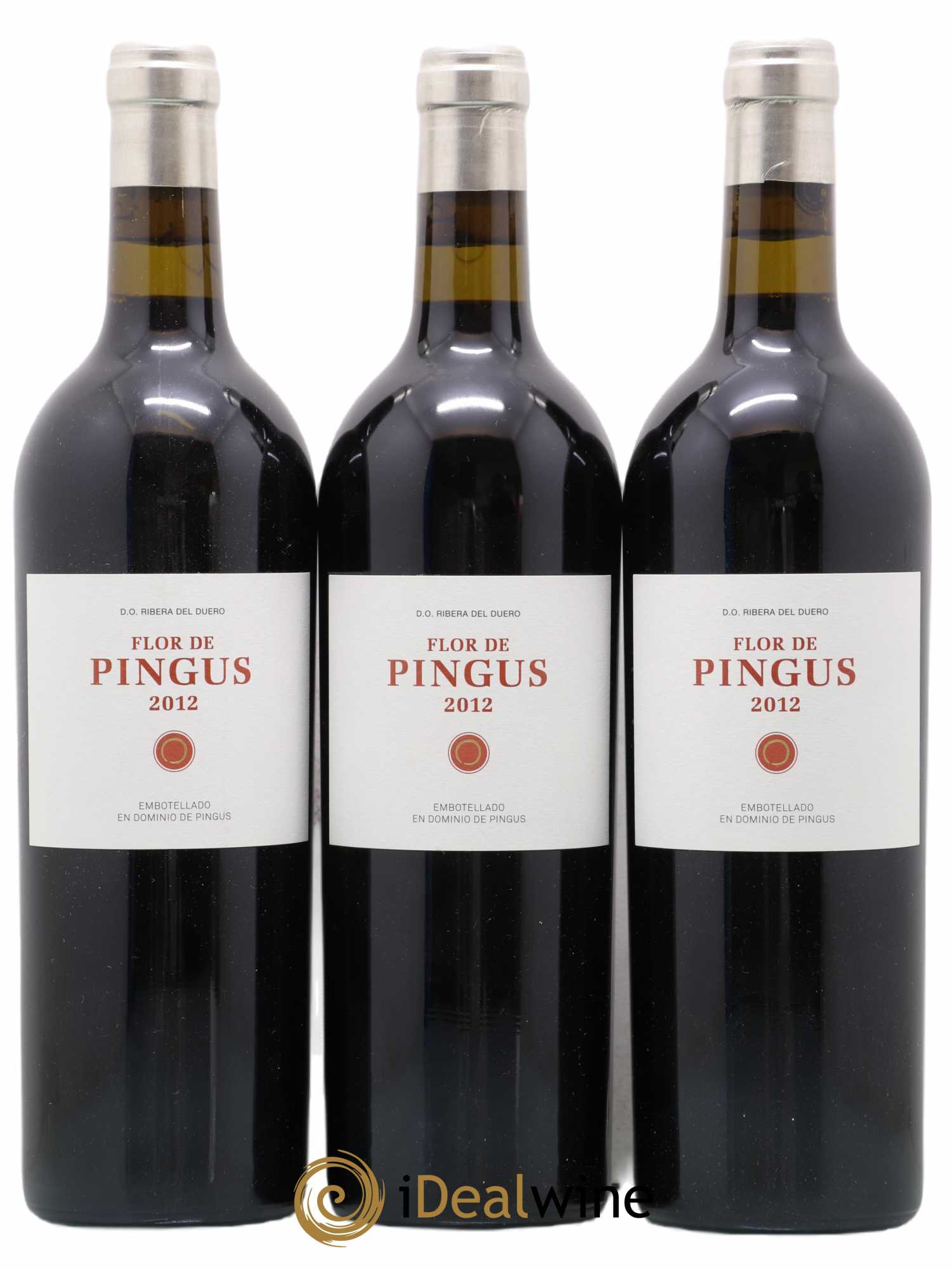 Ribera Del Duero Flor de Pingus Dominio de Pingus - Peter Sisseck 2012 - Lot de 3 bouteilles - 0
