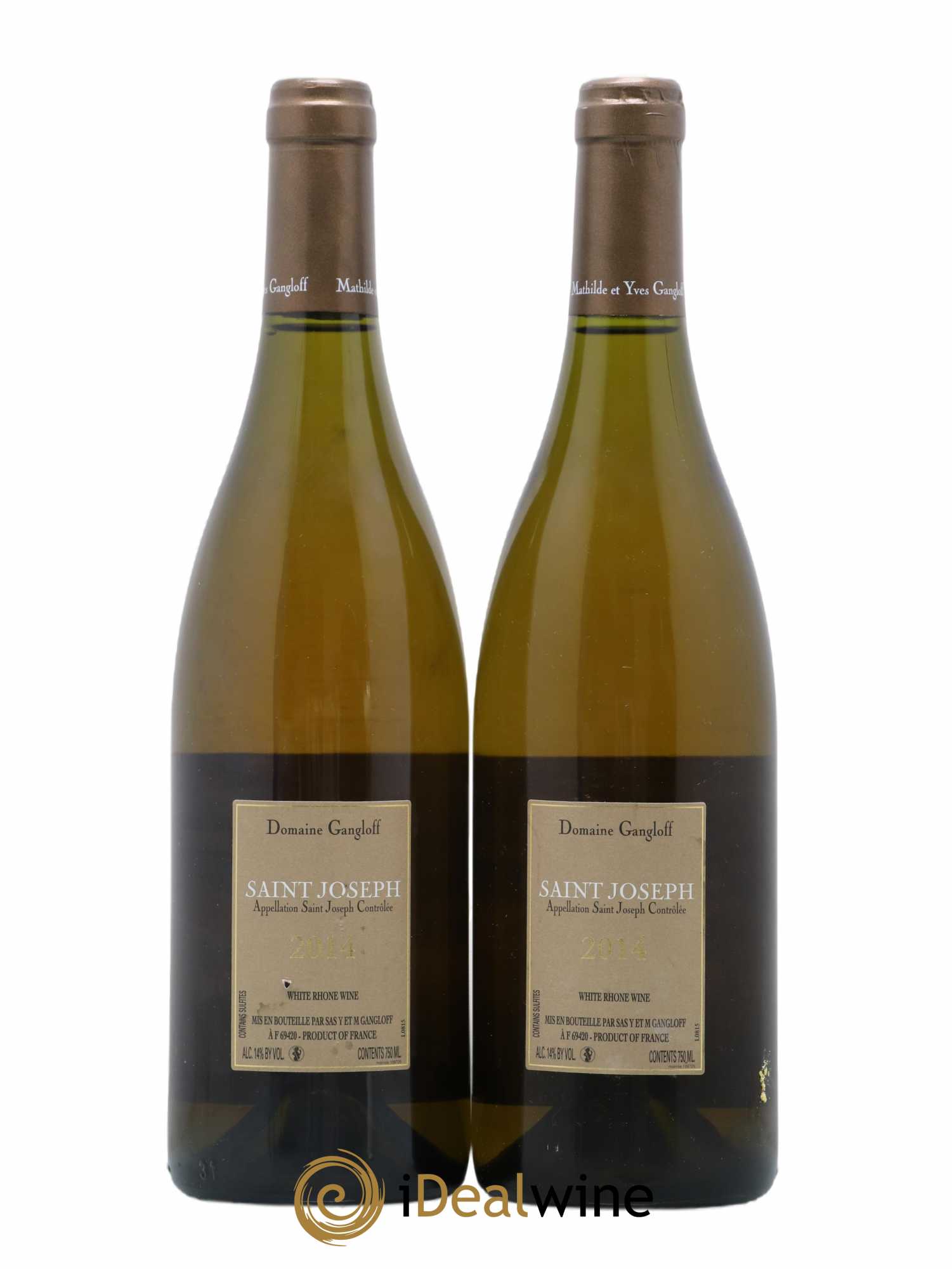 Saint-Joseph Gangloff (Domaine) 2014 - Lot de 2 bouteilles - 1