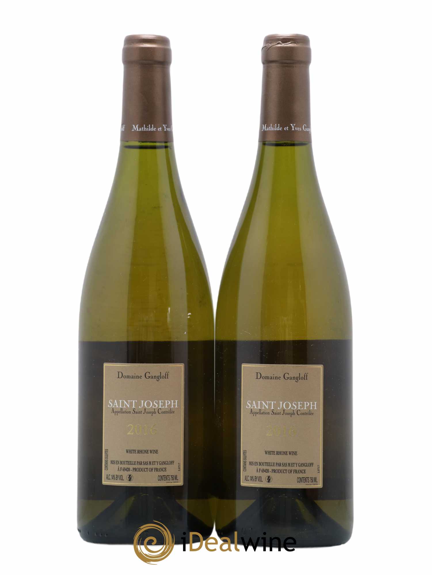 Saint-Joseph Gangloff (Domaine) 2016 - Lot de 2 bouteilles - 1