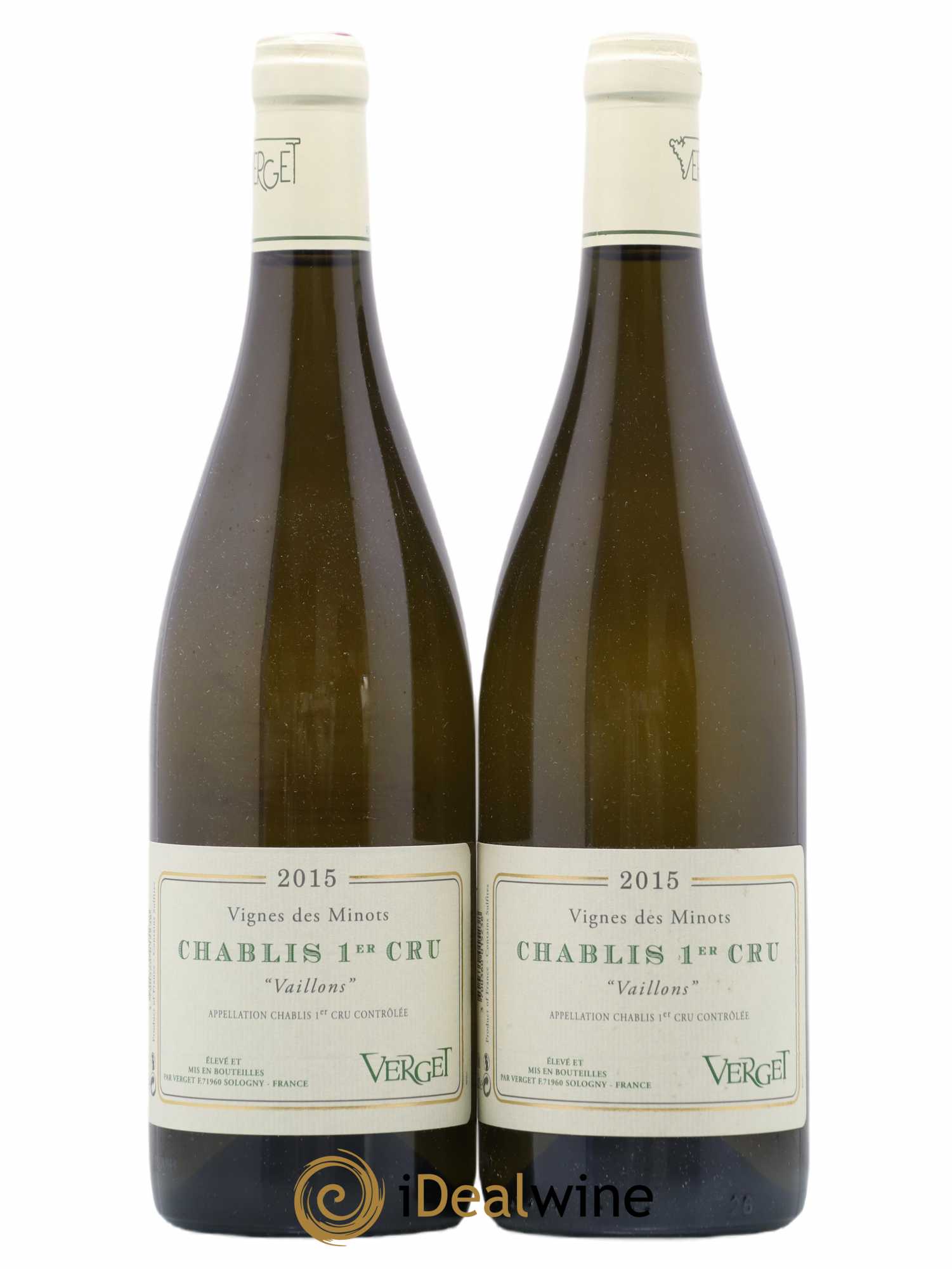 Chablis 1er Cru Vaillons Verget Vignes des Minots 2015 - Posten von 2 Flaschen - 0
