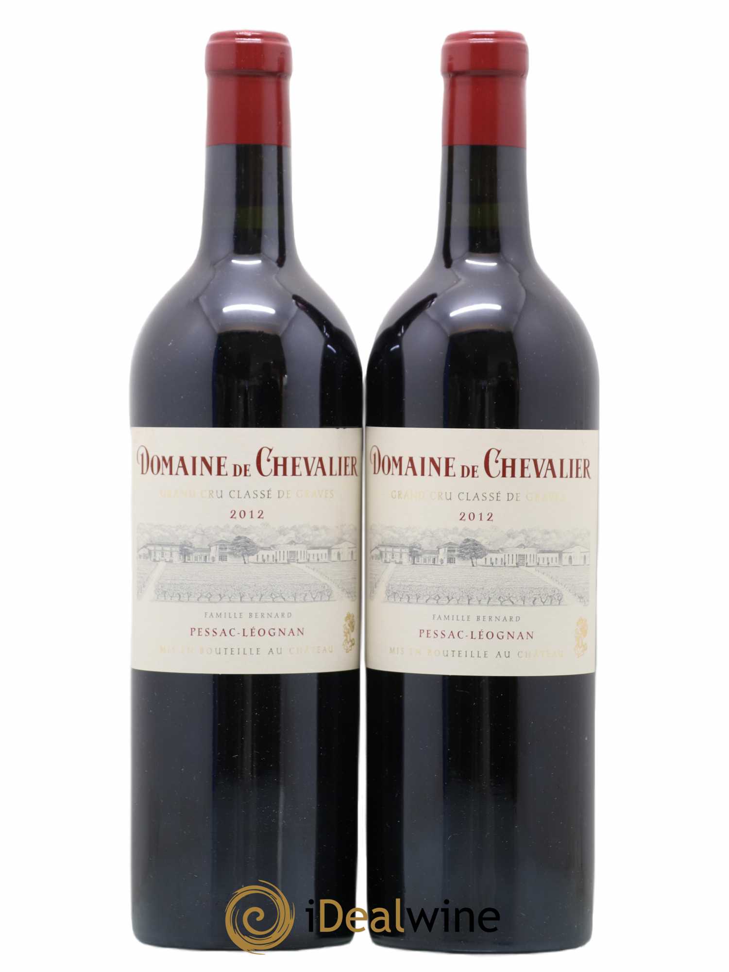 Domaine de Chevalier Cru Classé de Graves 2012 - Lot de 2 bouteilles - 0