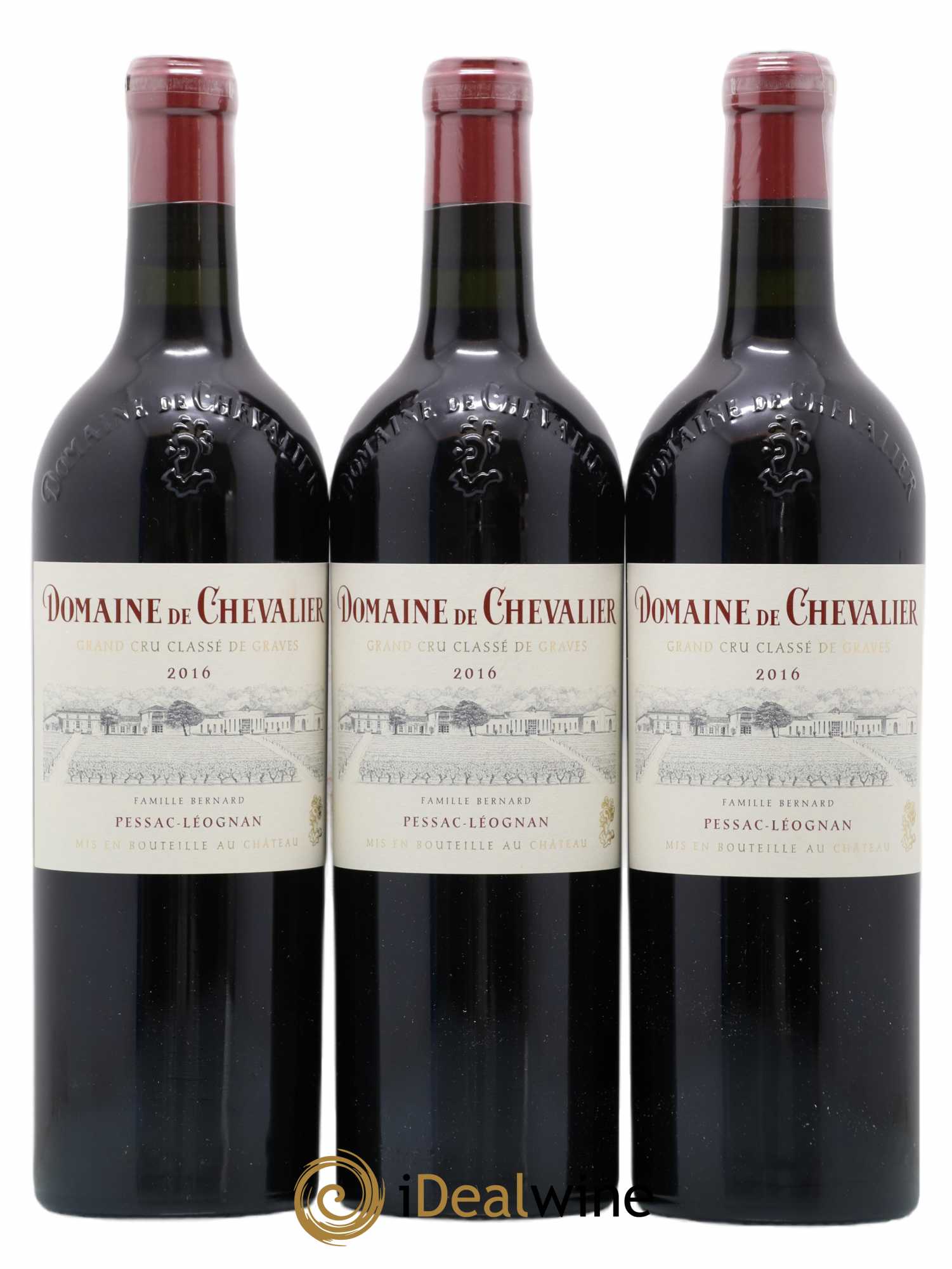Domaine de Chevalier Cru Classé de Graves 2016 - Lot de 3 bouteilles - 0